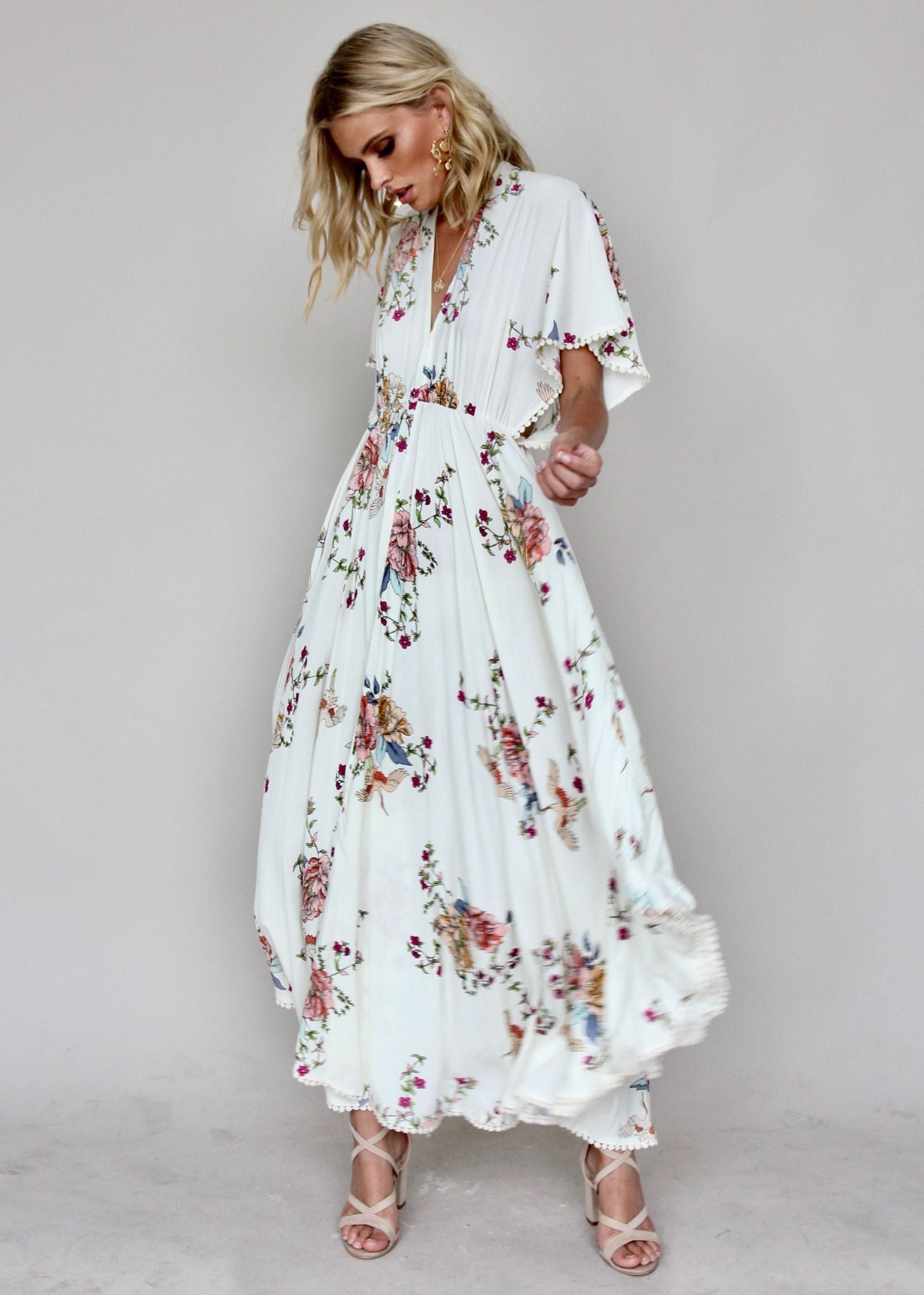 Dana Maxi Dress - Flamingo Dancing