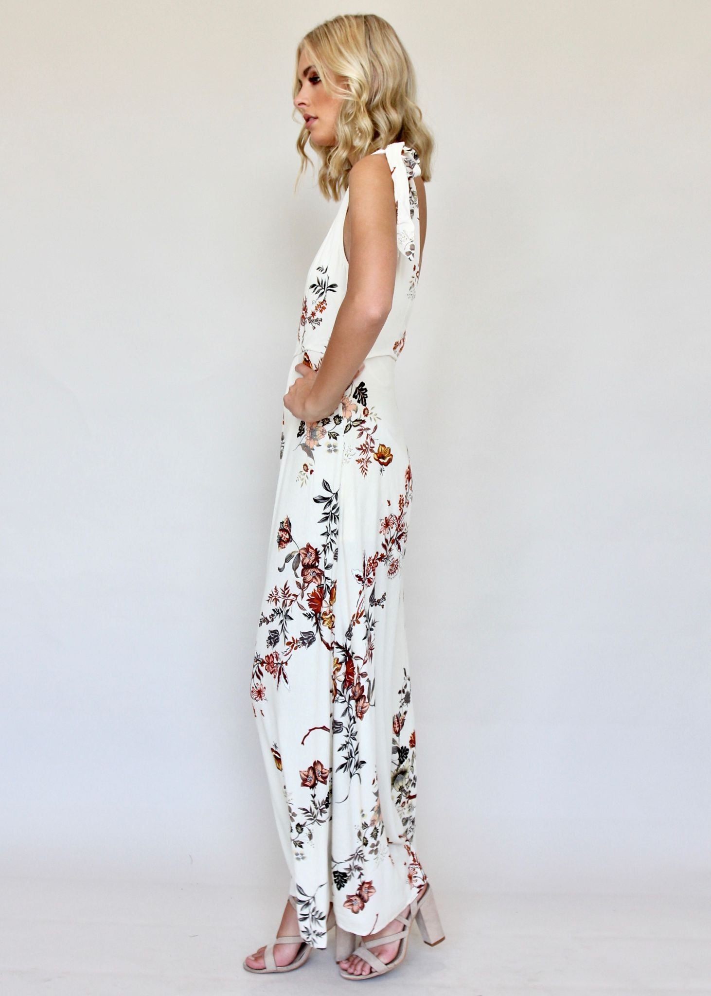 On Your Mind Pantsuit - Beige