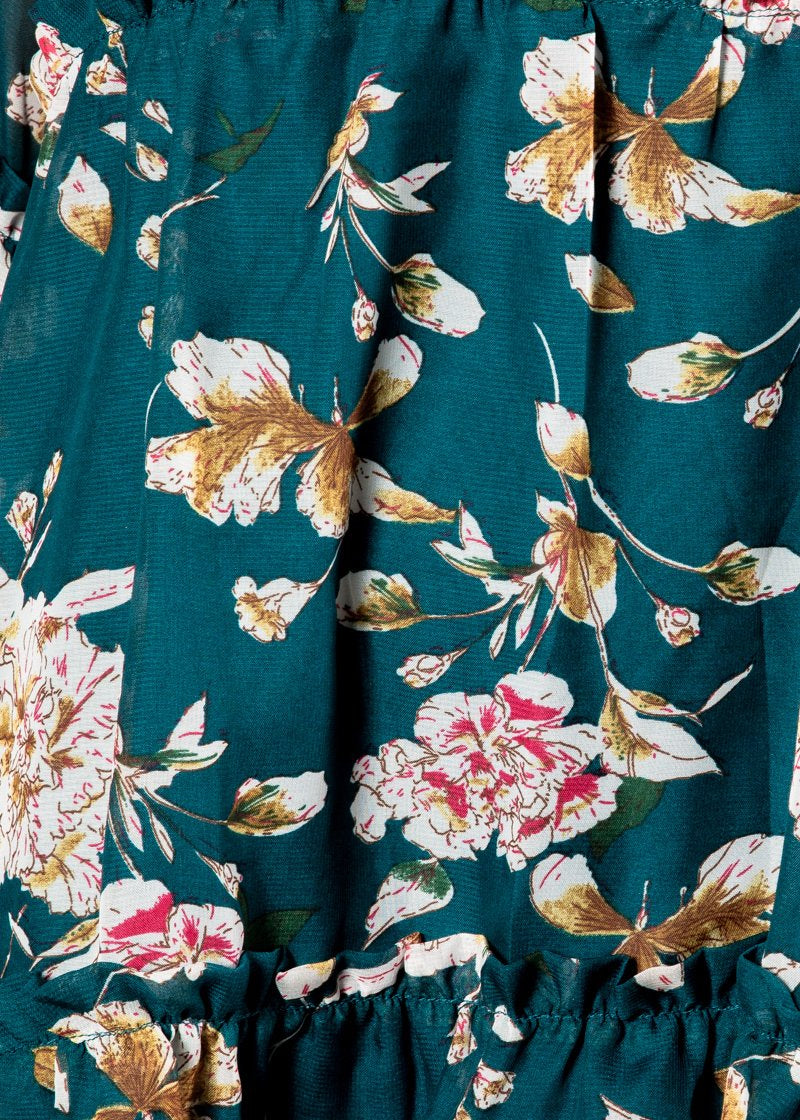 Lost Lover Swing Dress - Emerald