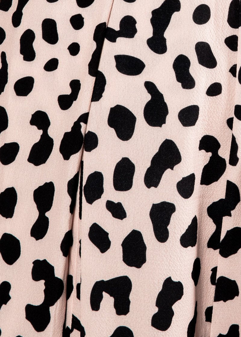 Guilt Free Strapless Pantsuit - Blush Leopard