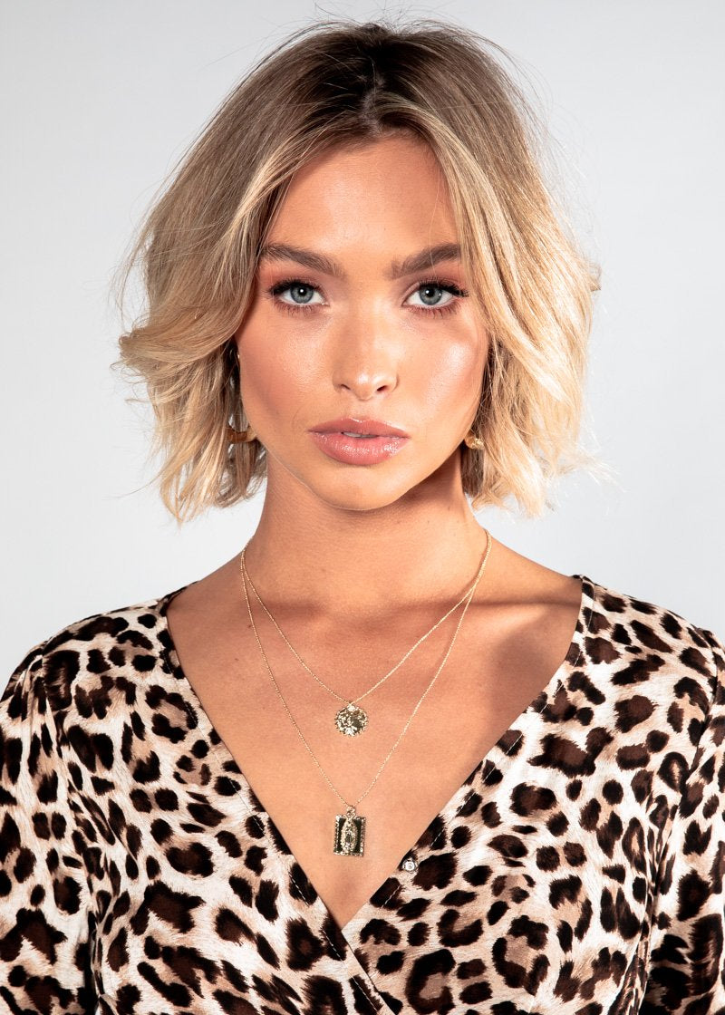Mala Maria Necklace - Gold