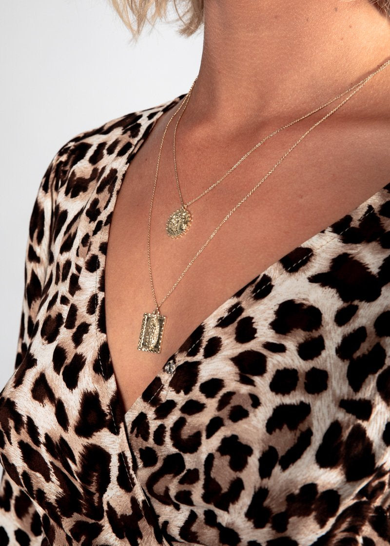 Mala Maria Necklace - Gold