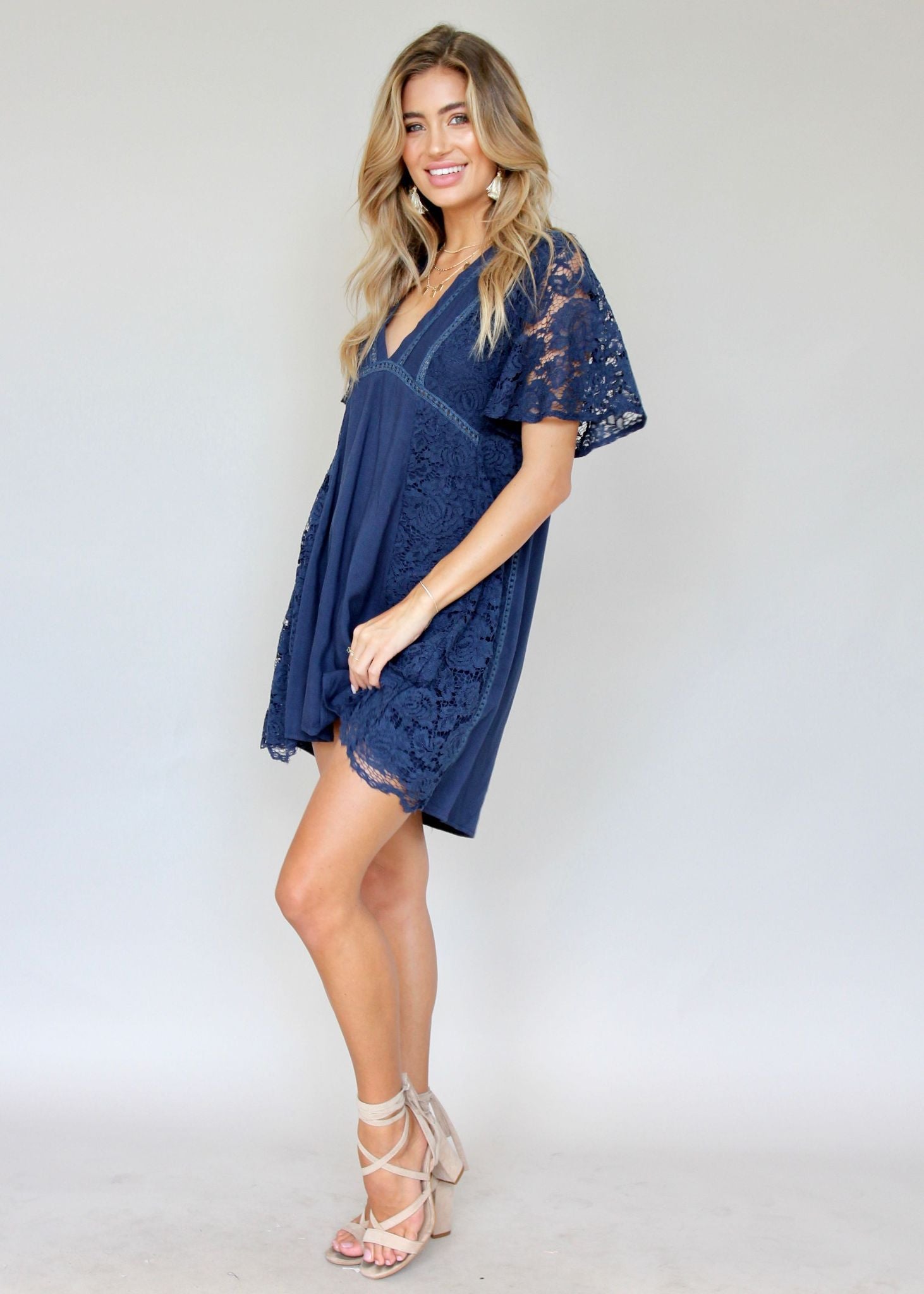 Peyton Swing Dress - Navy