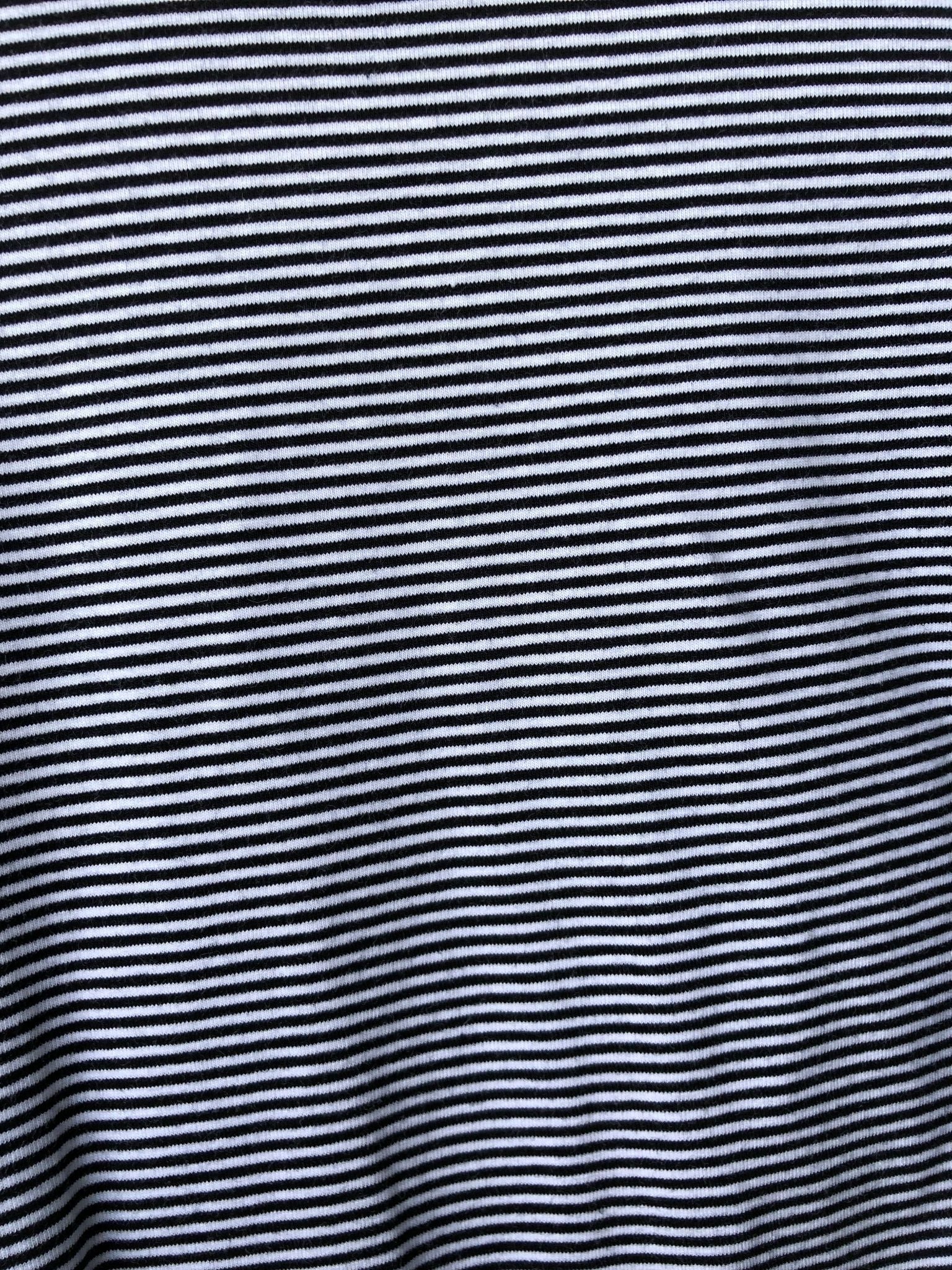 New Generation Tie Midi Dress - B&W Stripe