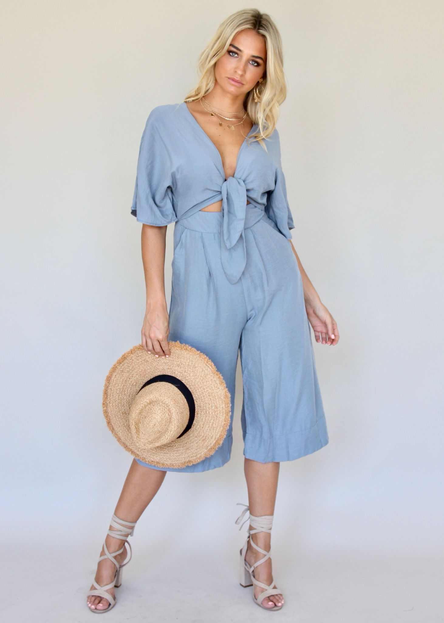 Brave Hearts Pantsuit - Slate