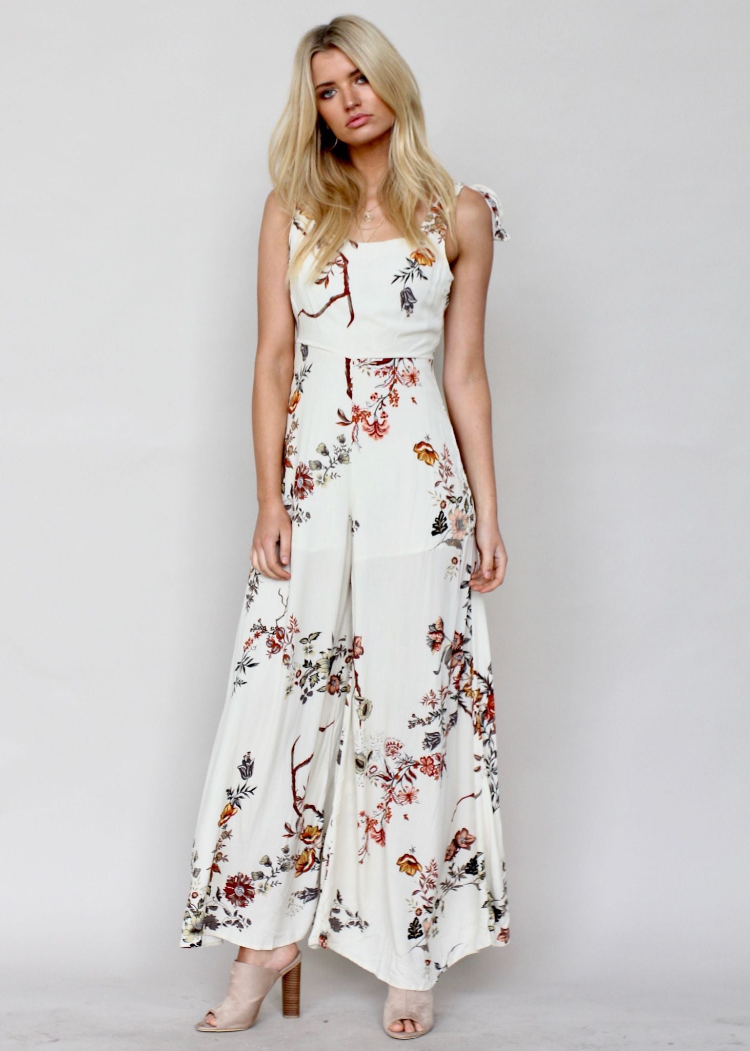 On Your Mind Pantsuit - Beige