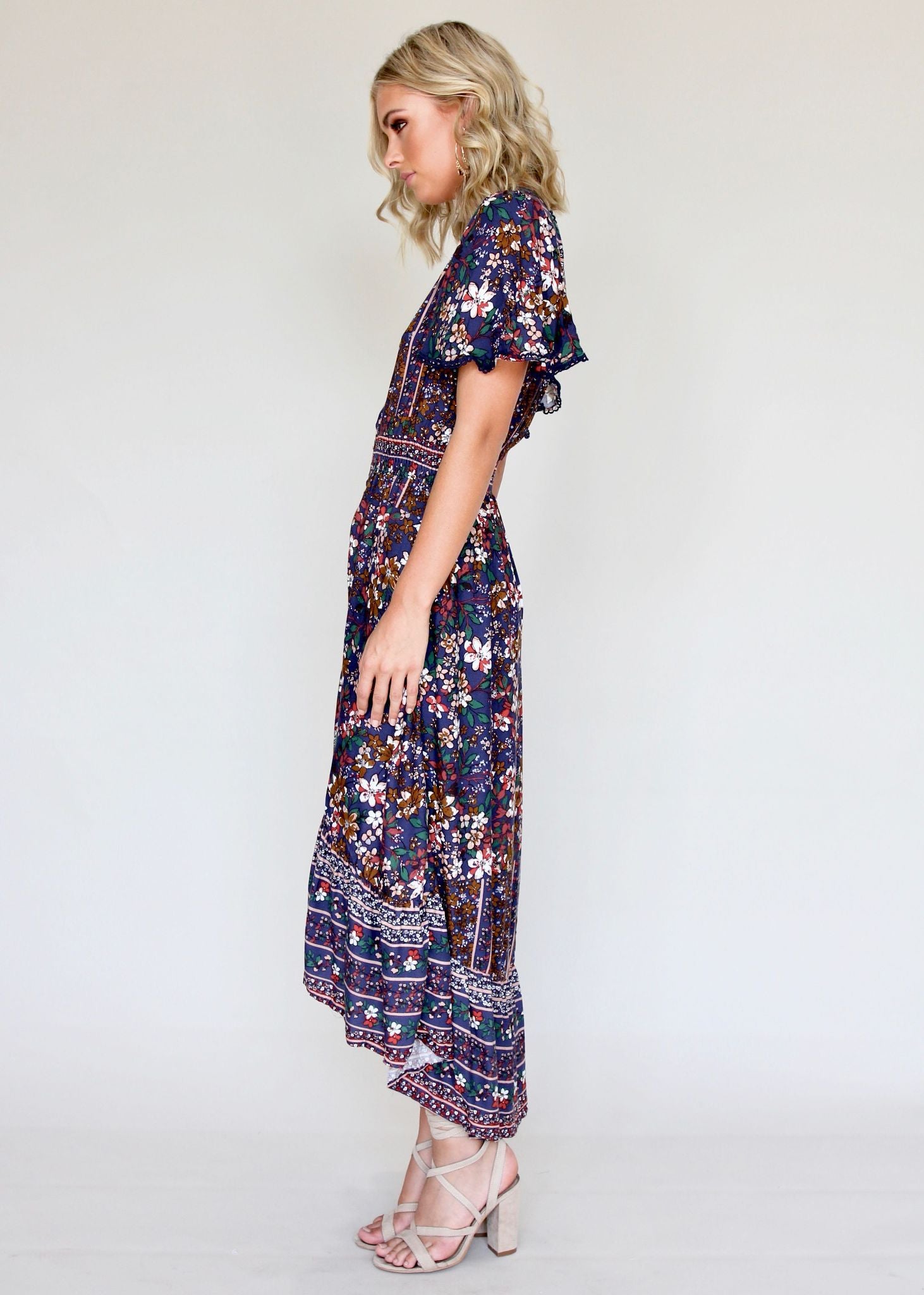 Save Me Maxi Dress - Navy