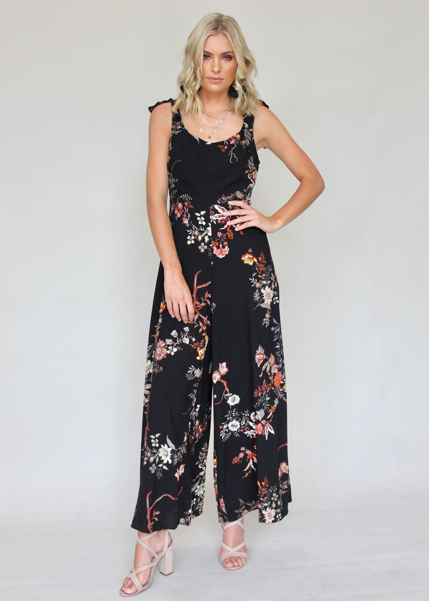 On Your Mind Pantsuit - Black