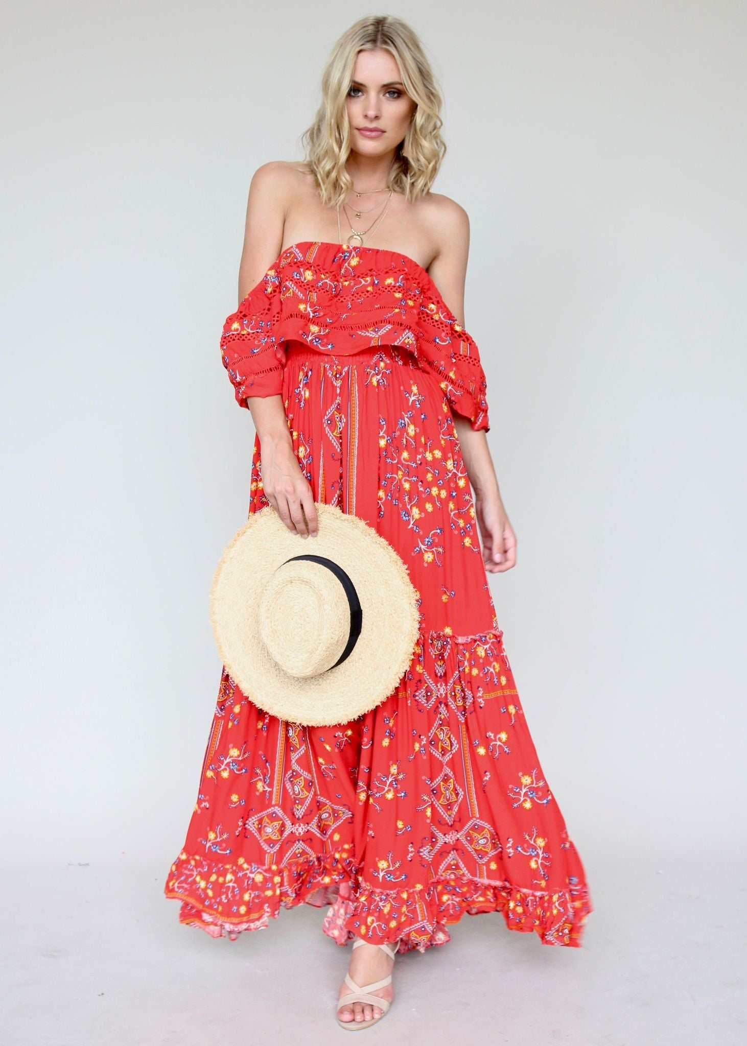 Karlie Off Shoulder Maxi - Sebastian