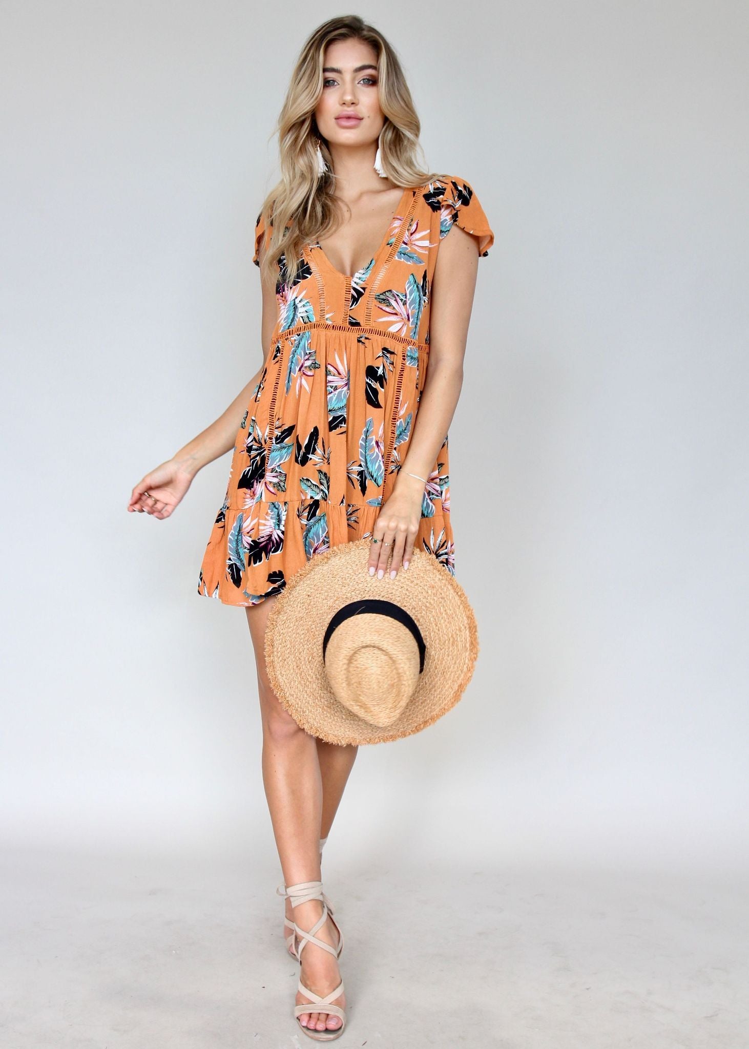 Blank Page Swing Dress - Autumn