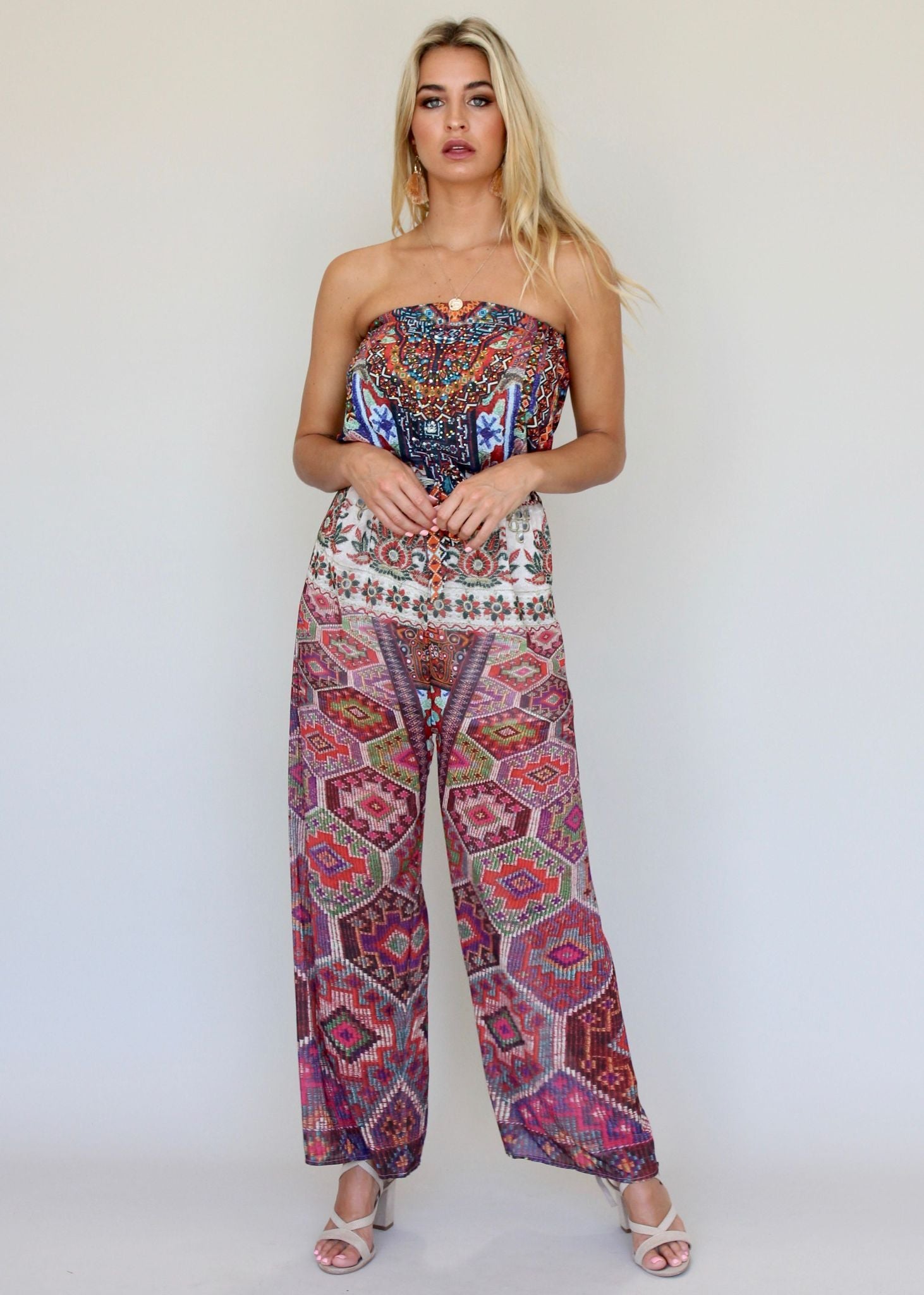 Small Talk Pantsuit - Moroccan