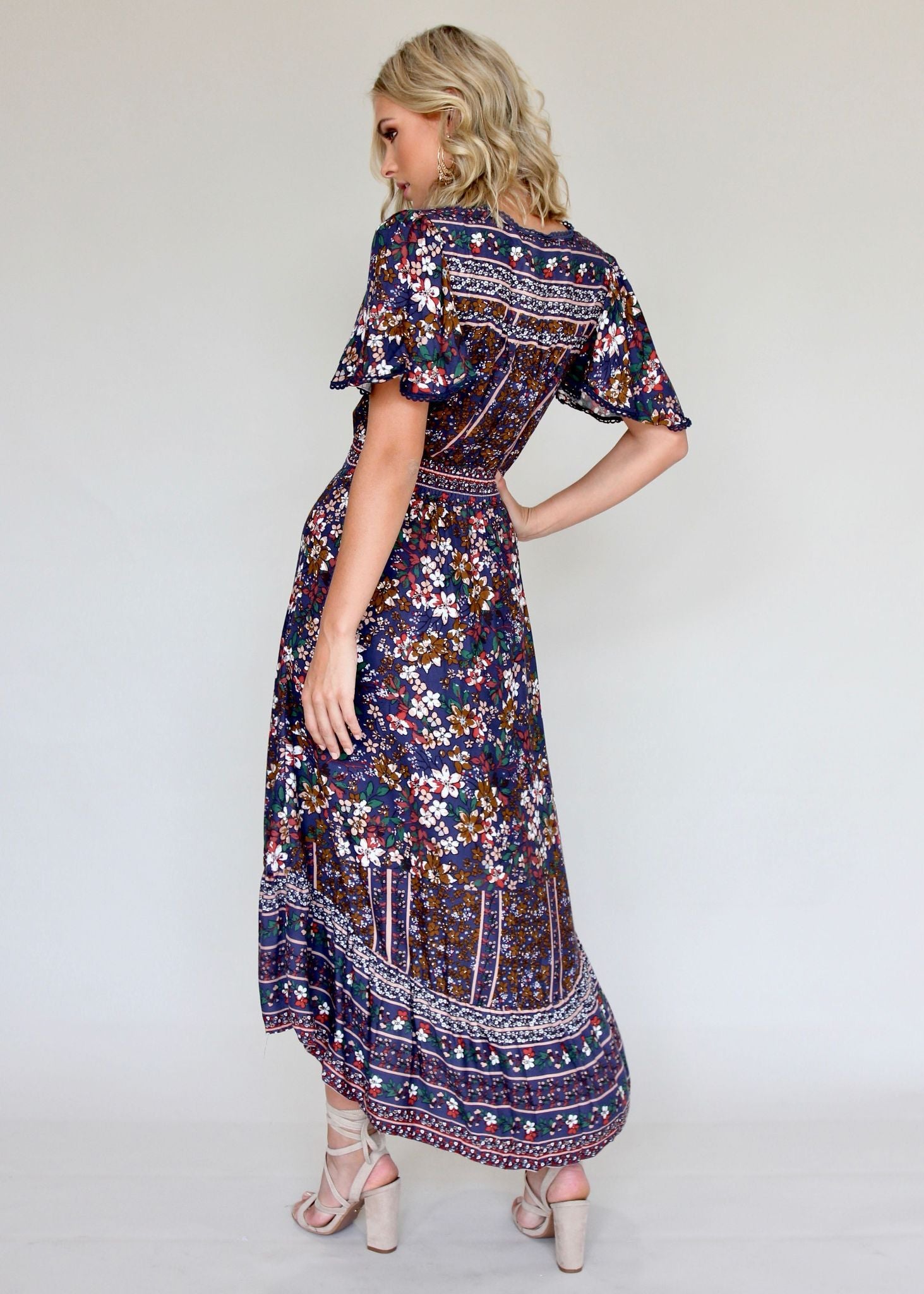 Save Me Maxi Dress - Navy