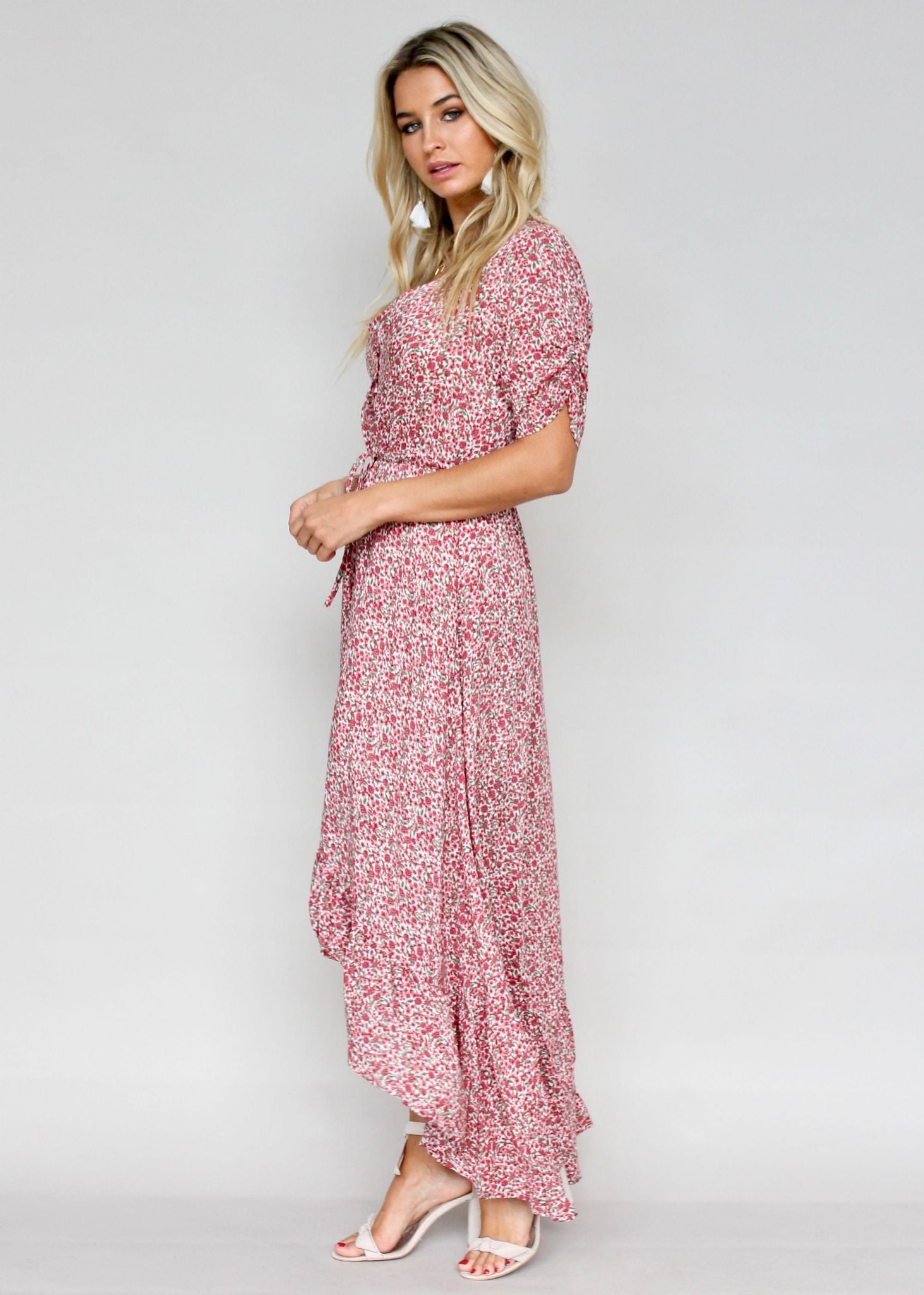 Worlds Away Maxi Dress - Rose