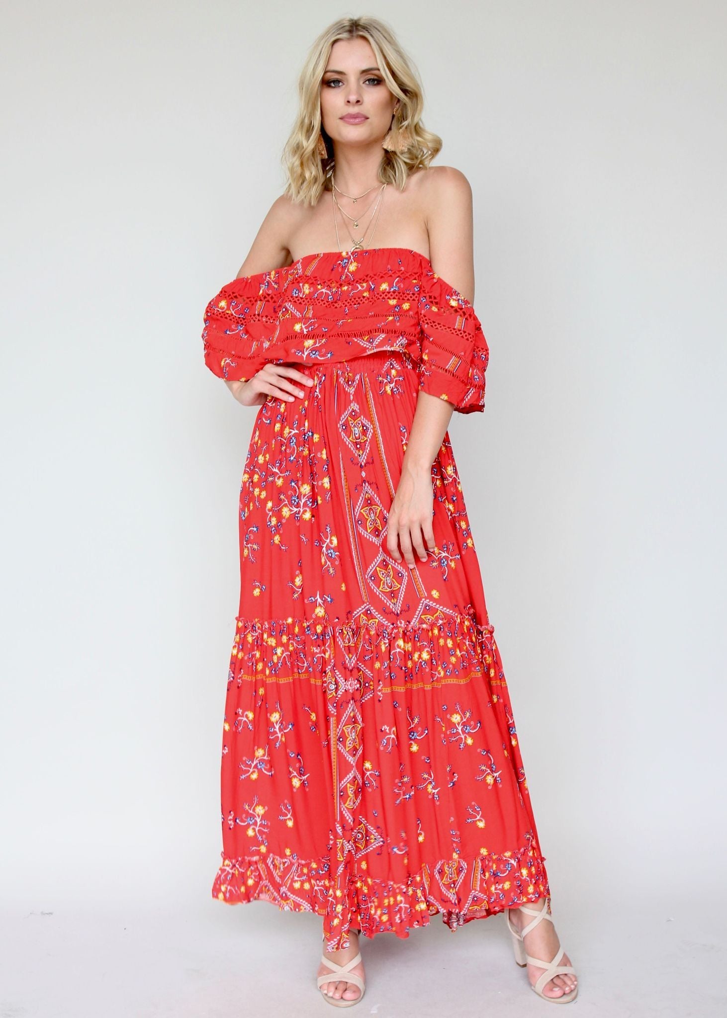 Karlie Off Shoulder Maxi - Sebastian