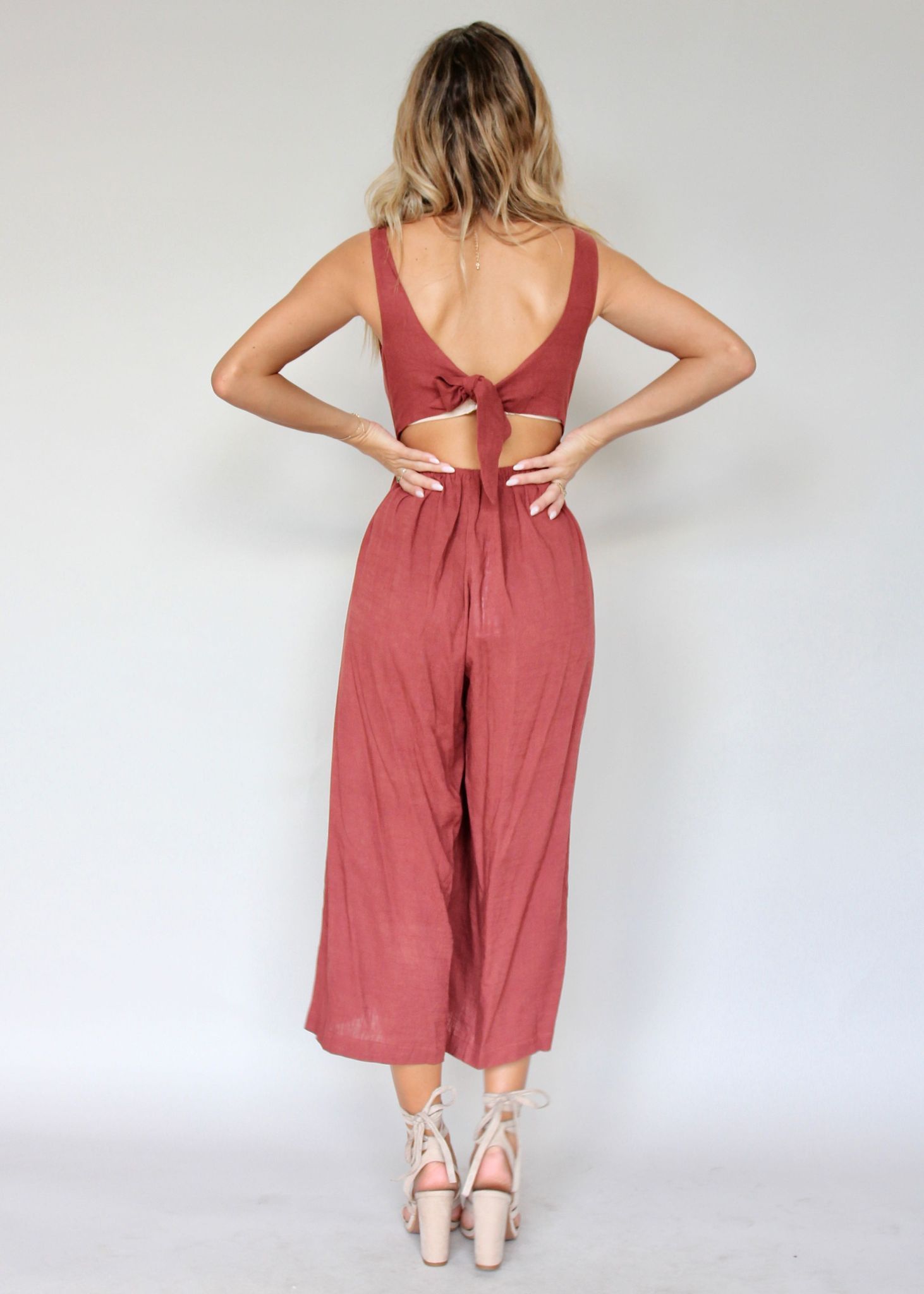 Elerey Pantsuit - Garnet
