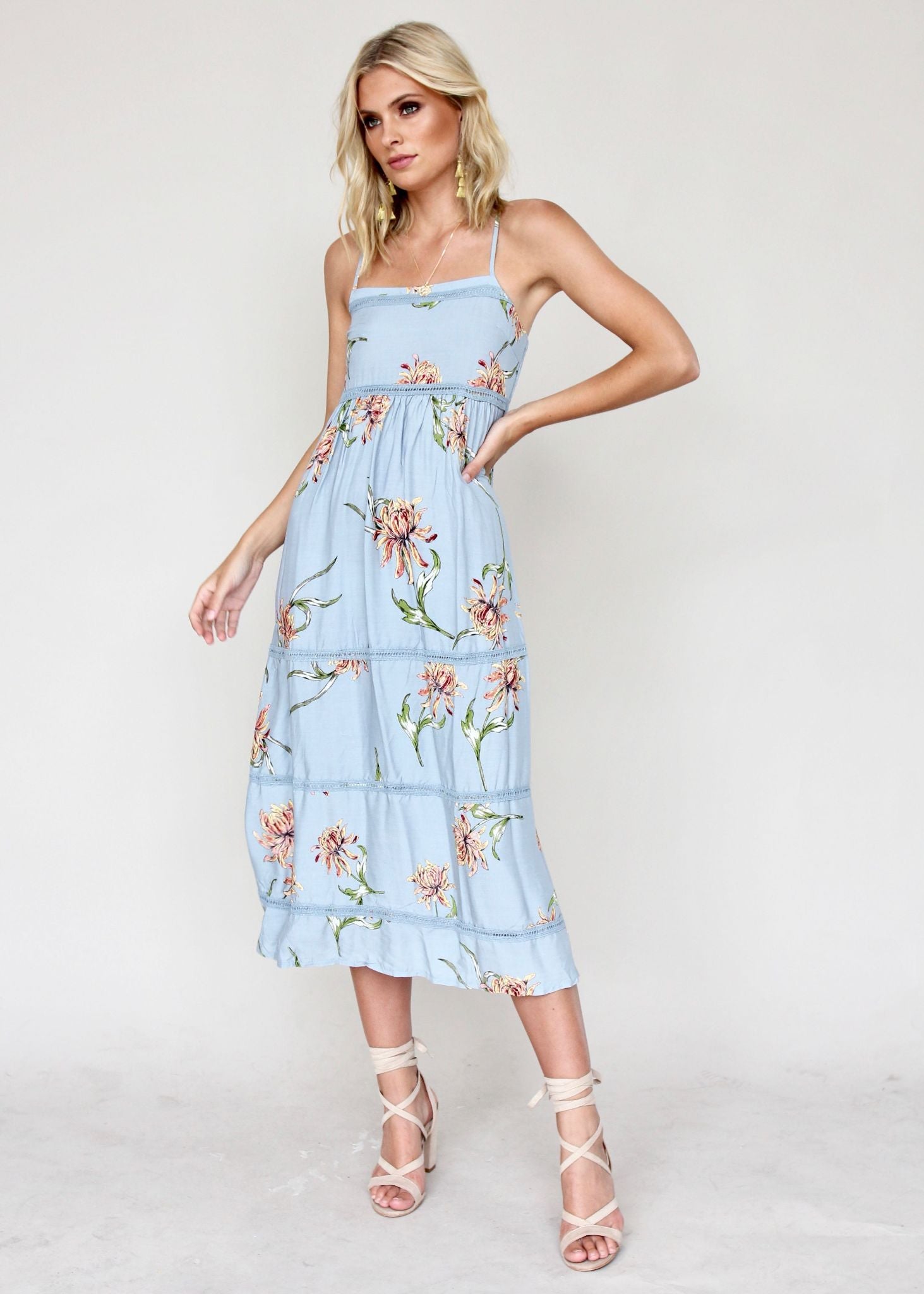 Heidi Swing Midi Dress - Kai