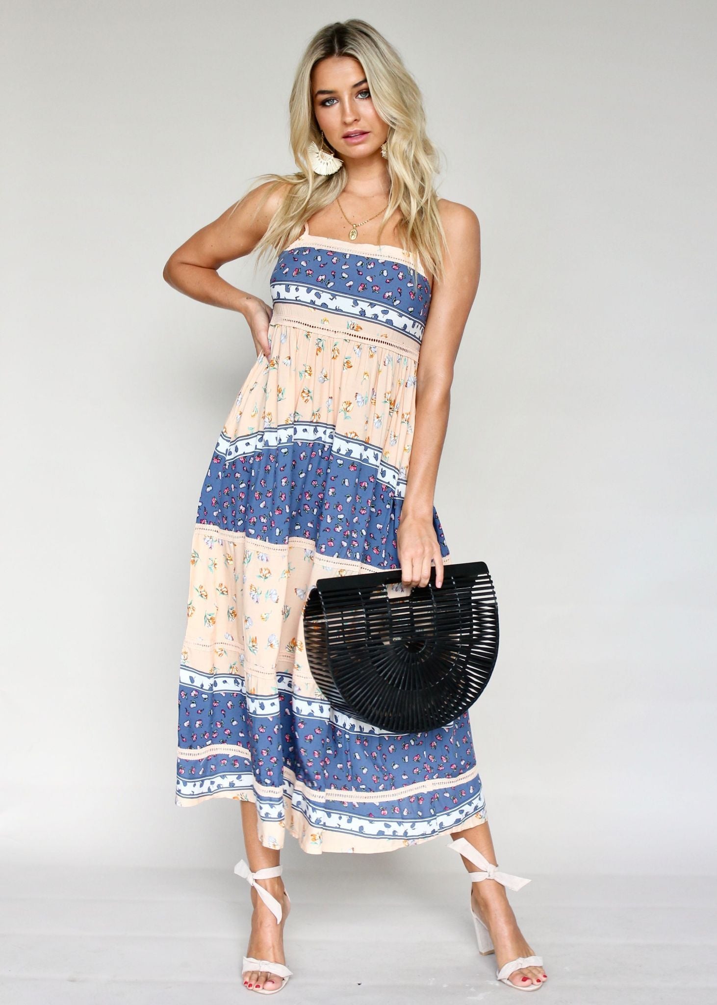 Heidi Swing Midi Dress - Midsummer Nights