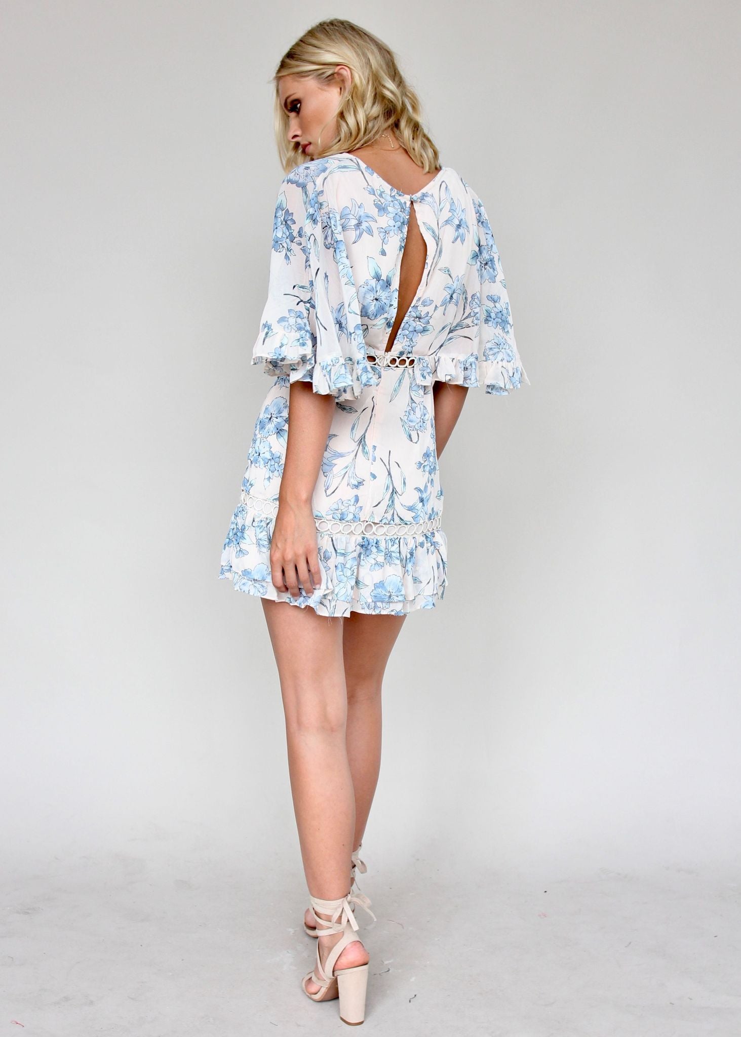 Brittany Swing Dress - Pink Floral