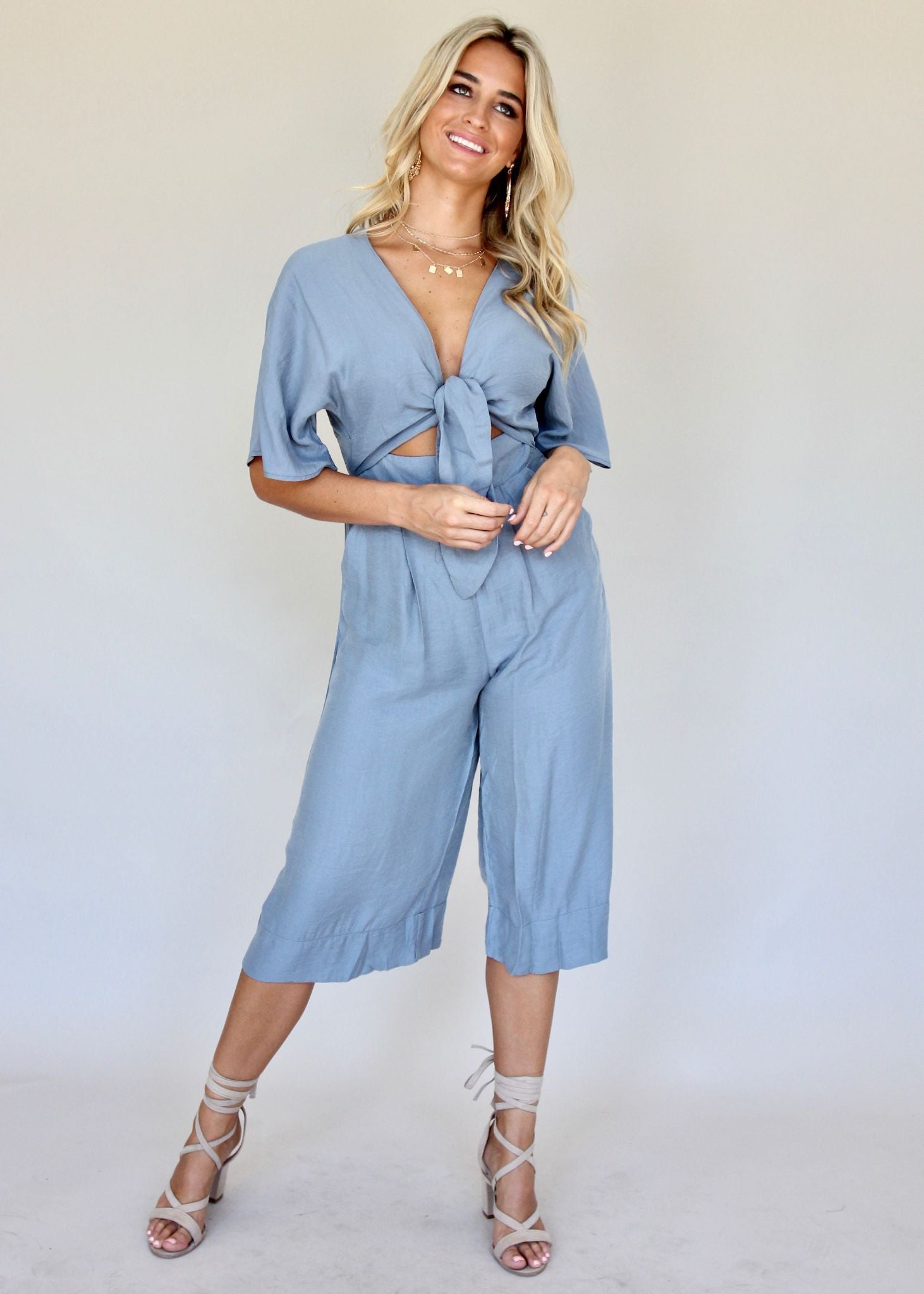Brave Hearts Pantsuit - Slate