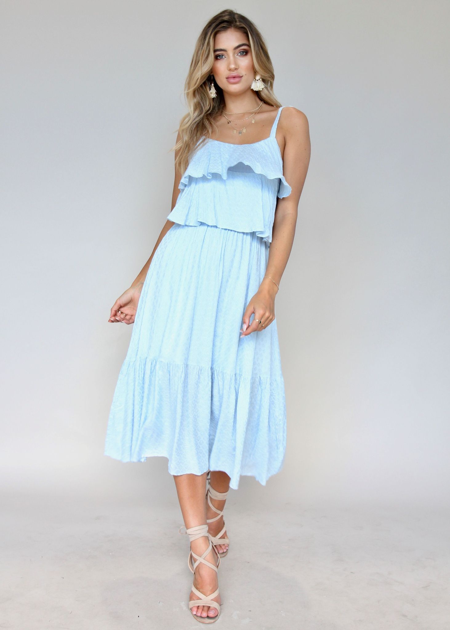 Victoria Falls Maxi Dress - Blue