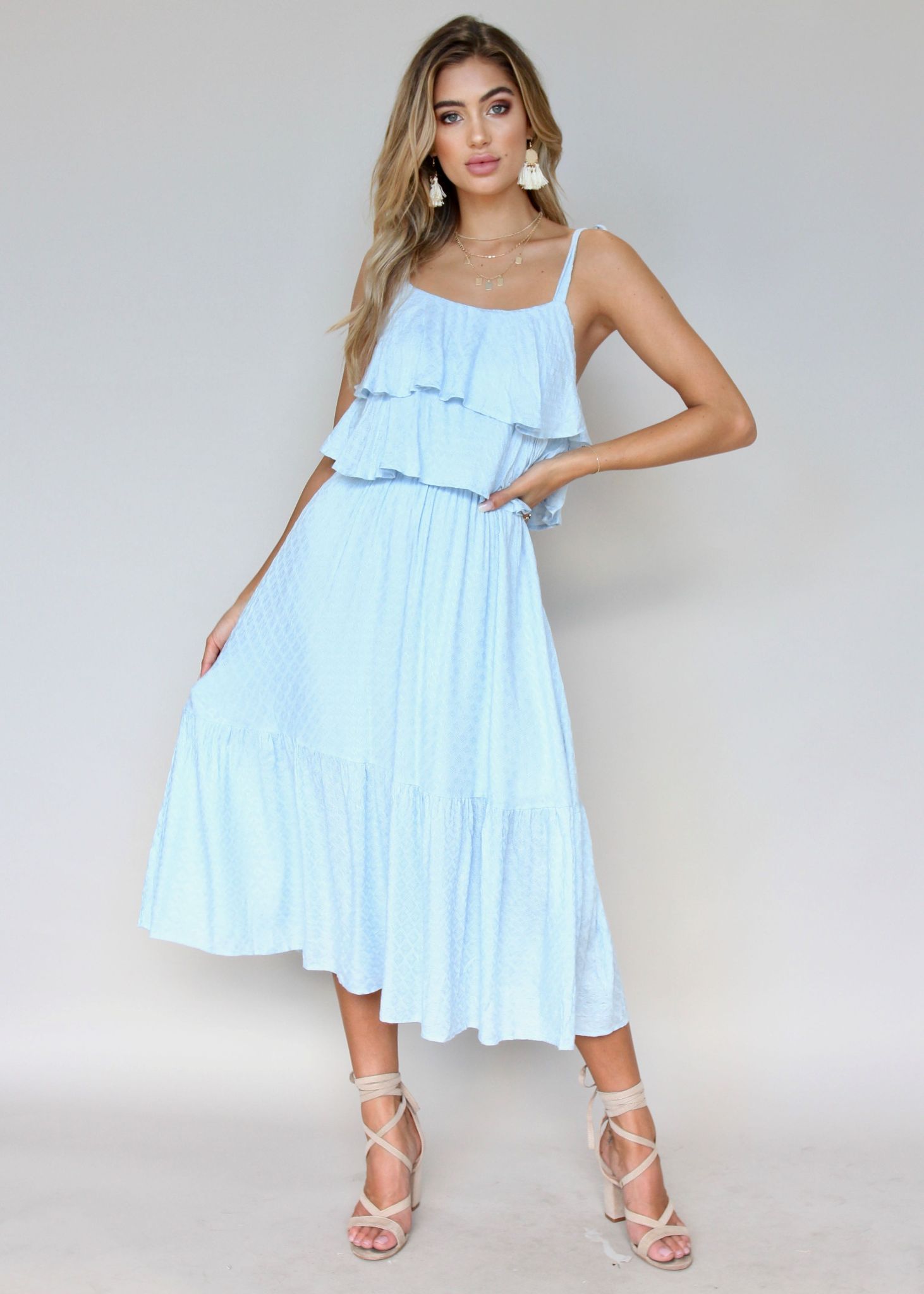 Victoria Falls Maxi Dress - Blue
