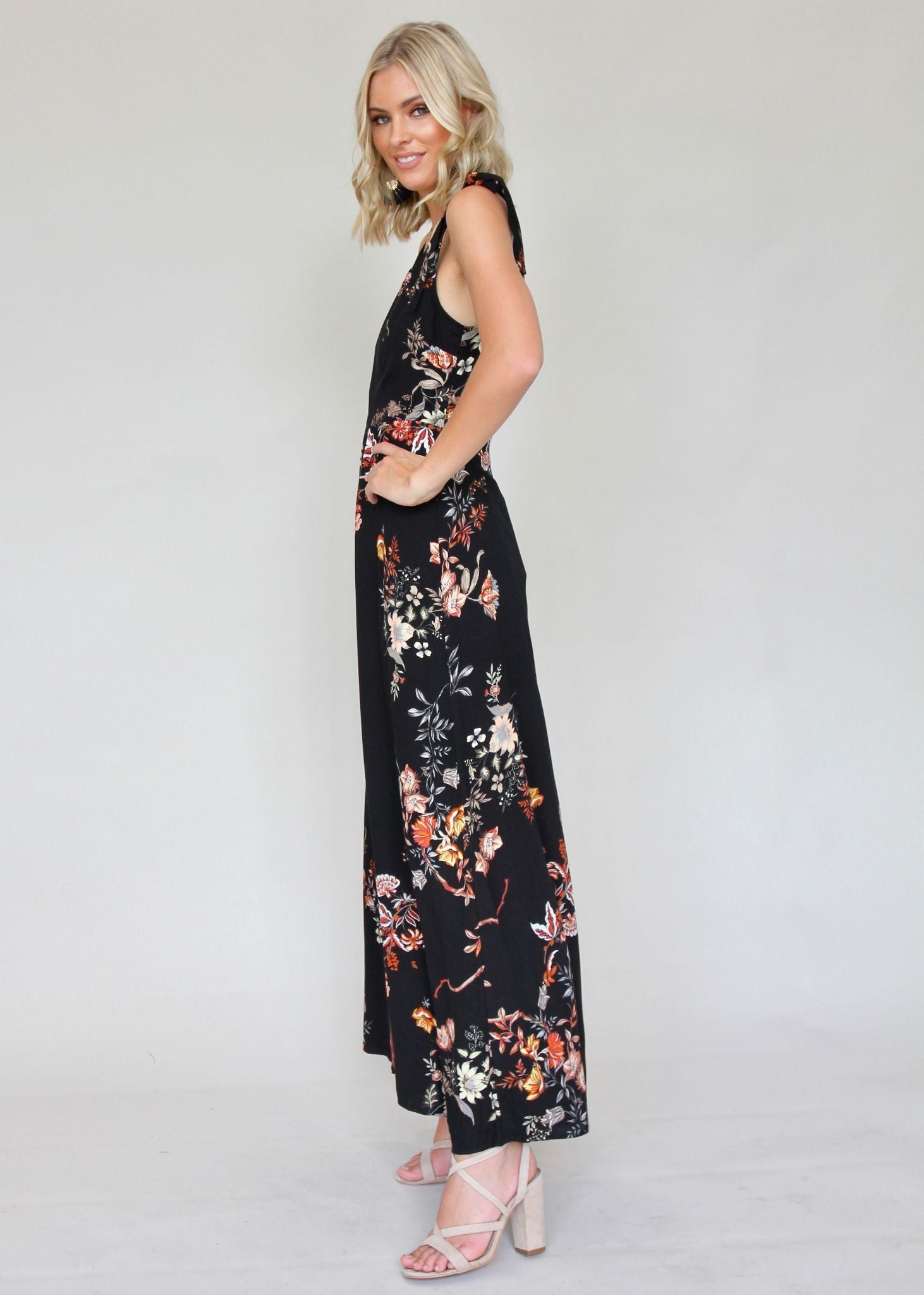 On Your Mind Pantsuit - Black
