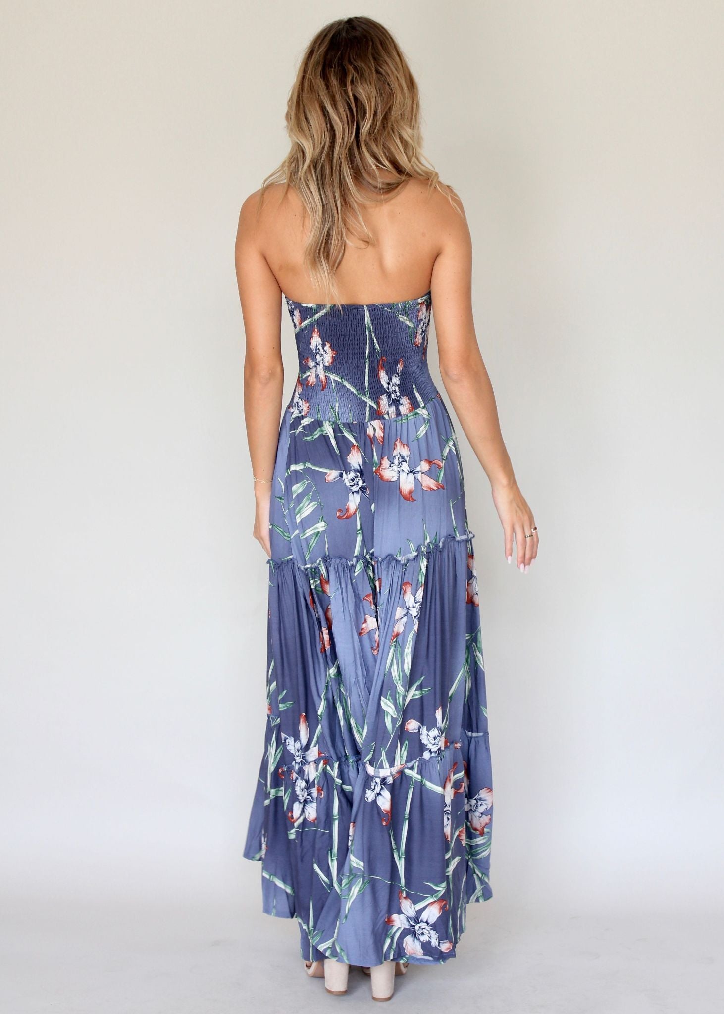 Salsa Strapless Maxi Dress - Bamboo