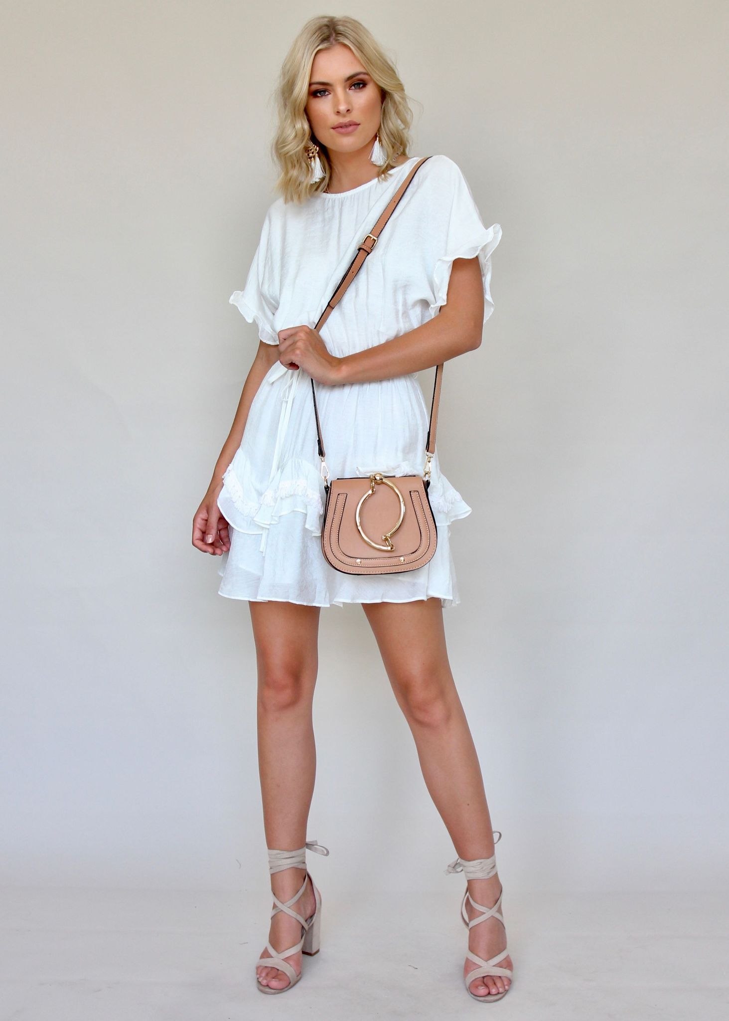 Touch of Glow Dress - White
