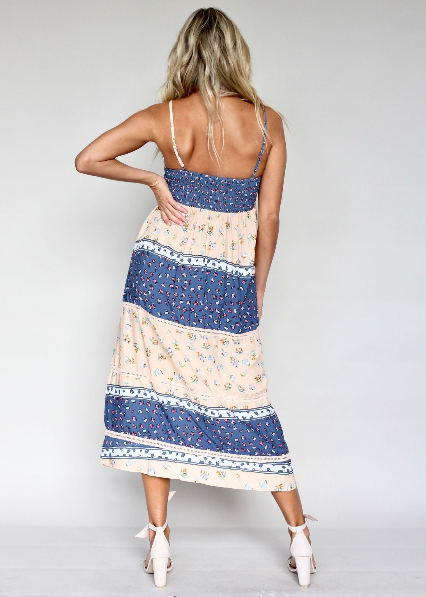 Heidi Swing Midi Dress - Midsummer Nights