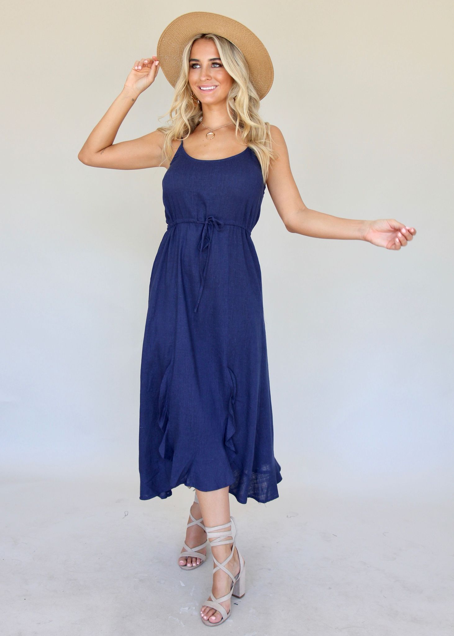 Dreamy Ways Dress - Navy