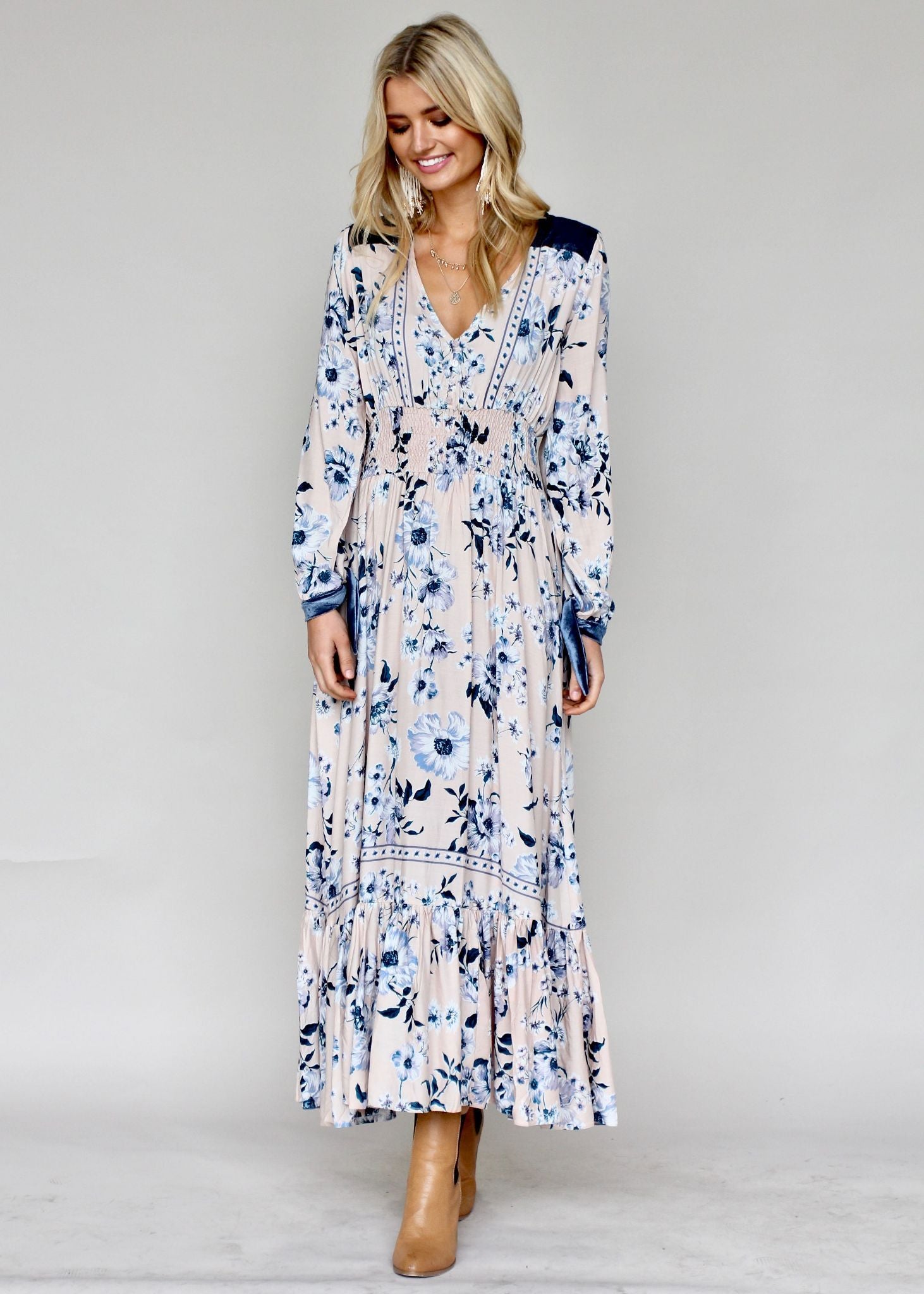 Eleonore Maxi Dress - Dusky