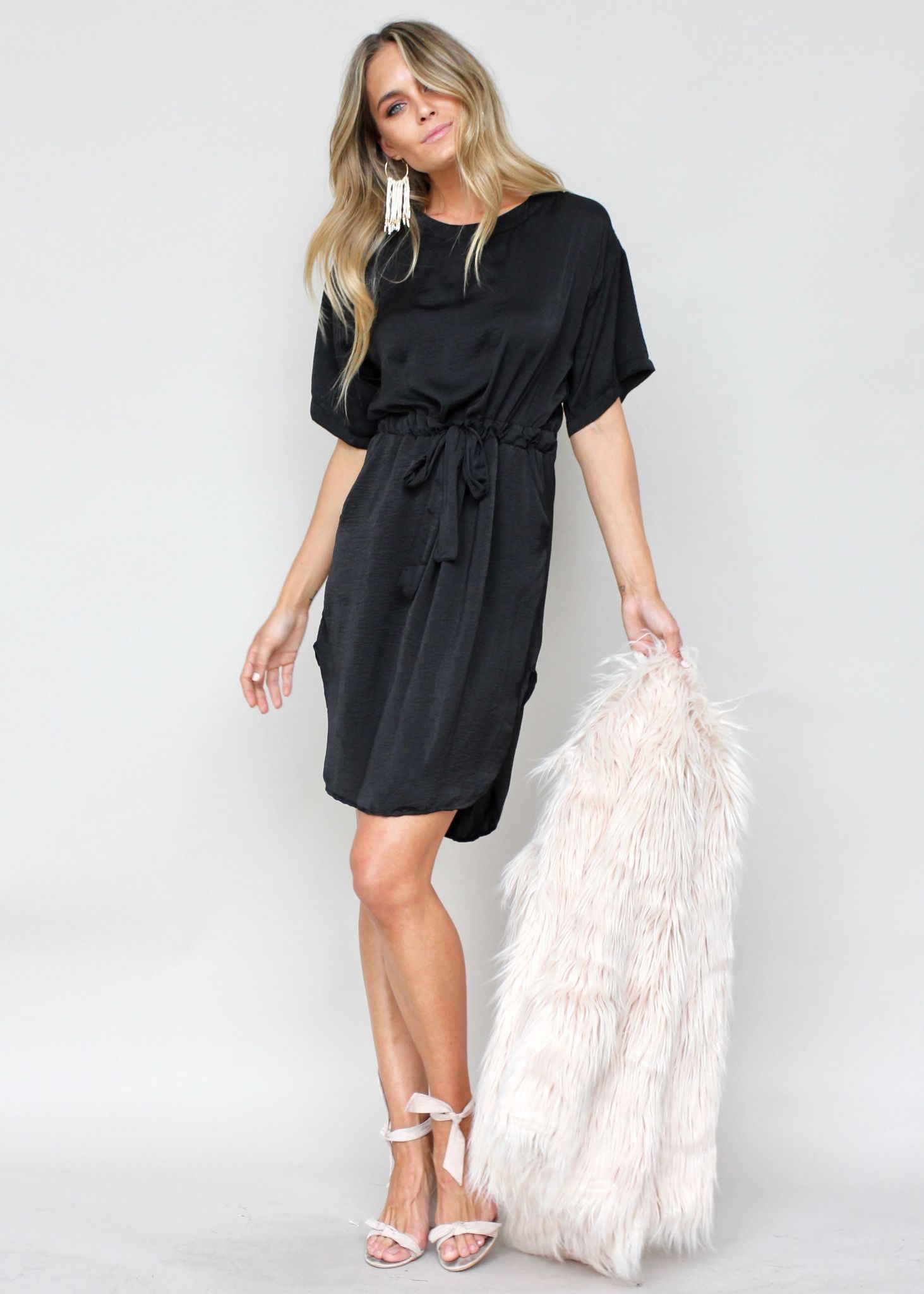 Waiting Forever Dress - Black
