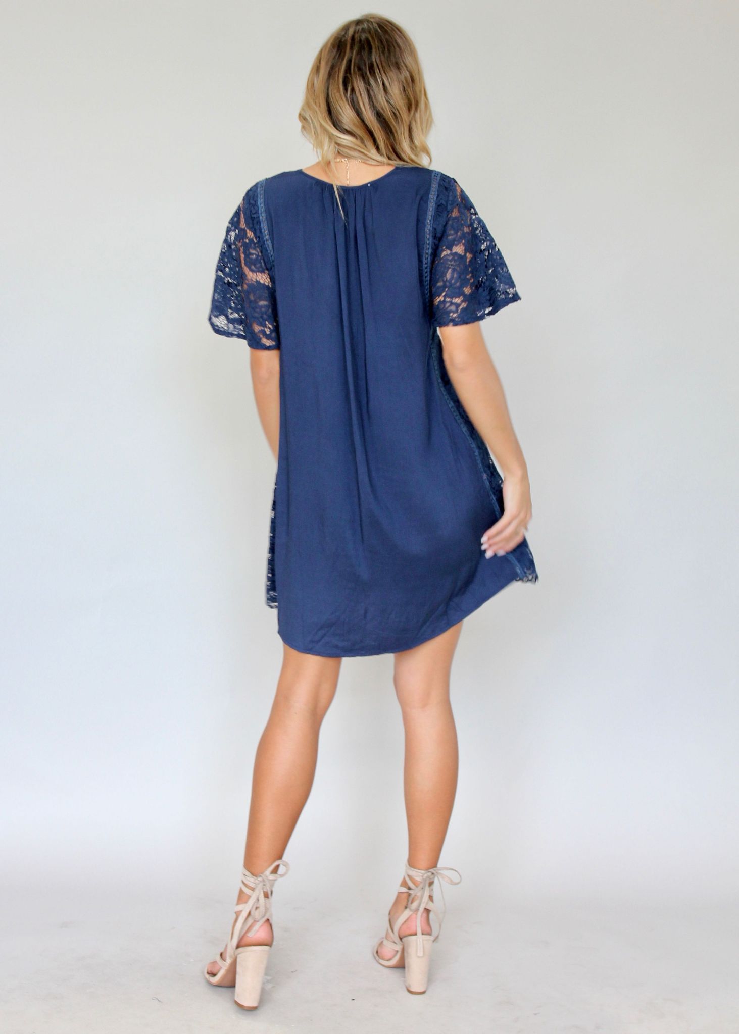 Peyton Swing Dress - Navy