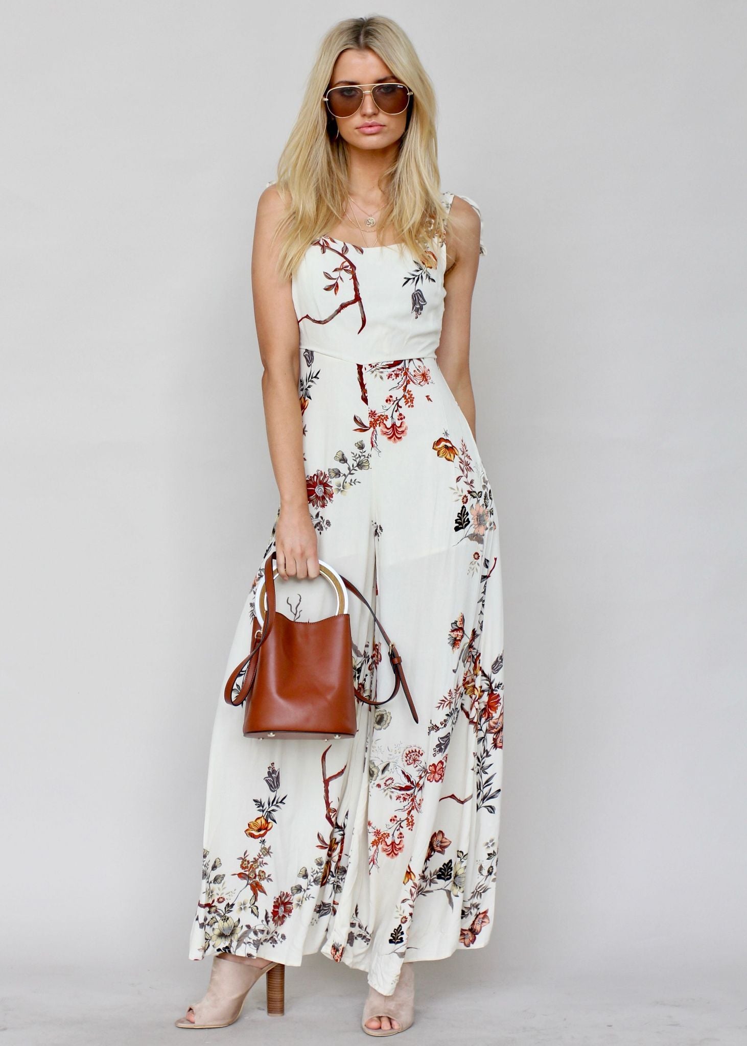On Your Mind Pantsuit - Beige