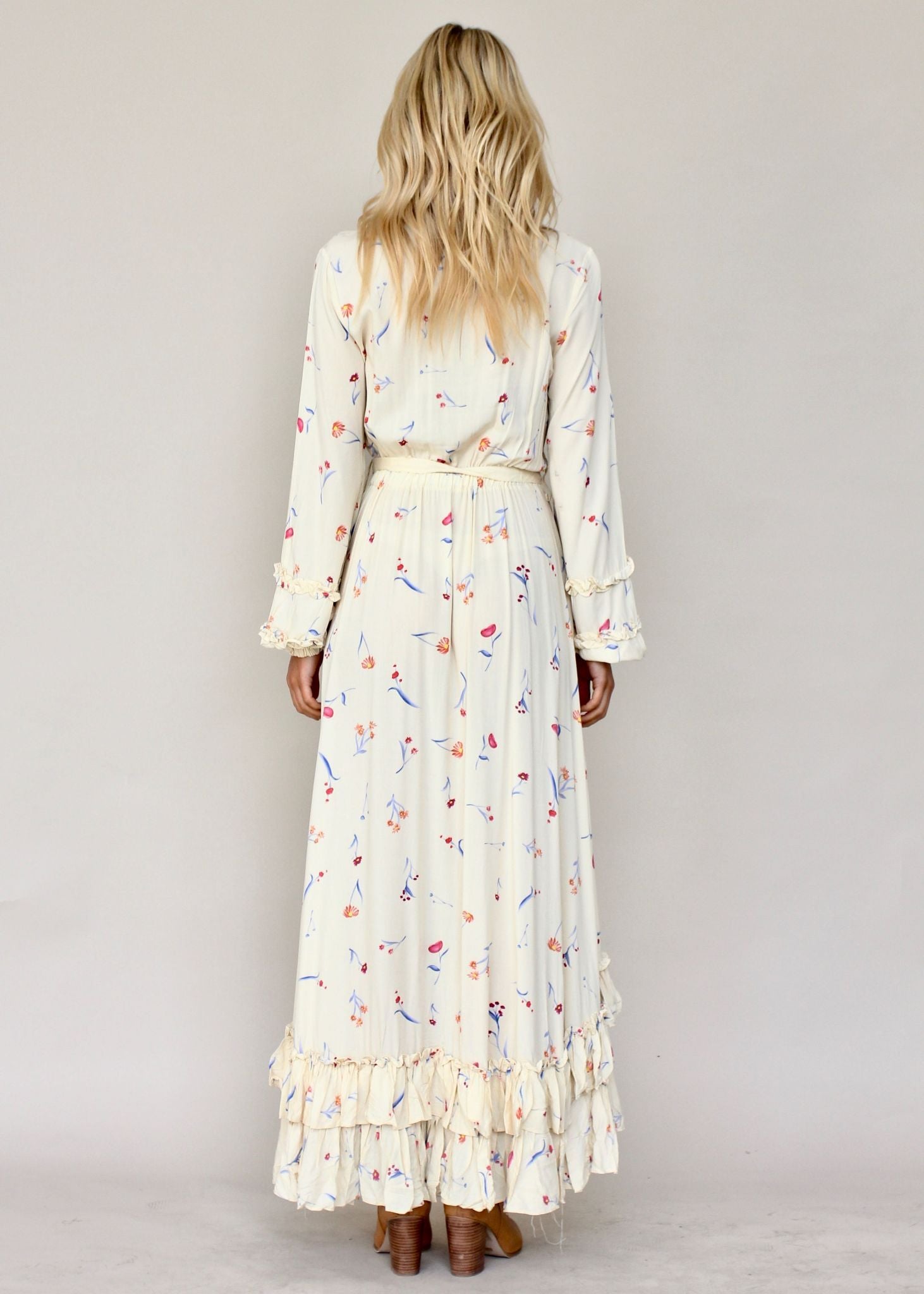 Roxanne Maxi Dress w/ Tie - Atlas