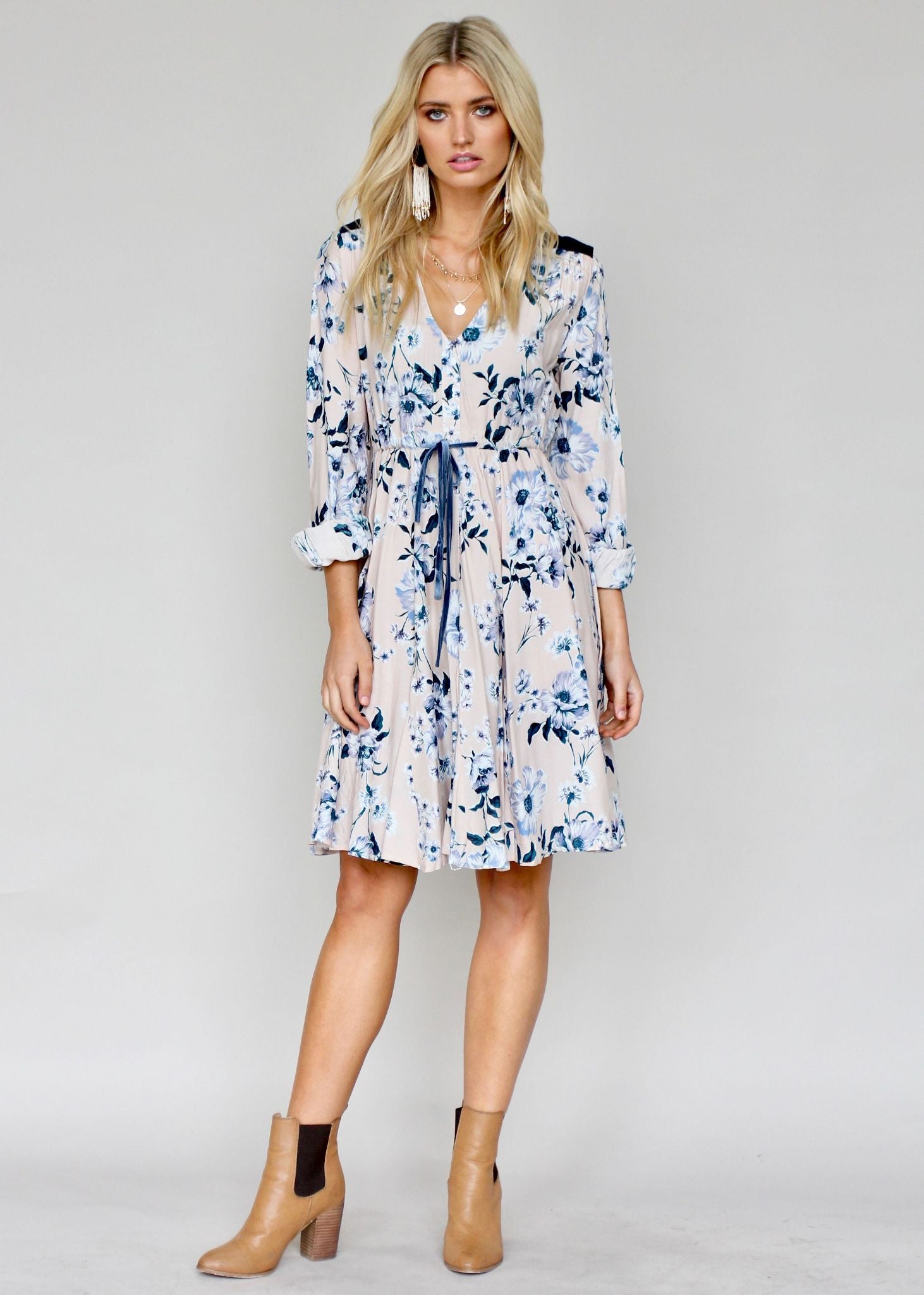 Sasha Swing Dress - Dusky