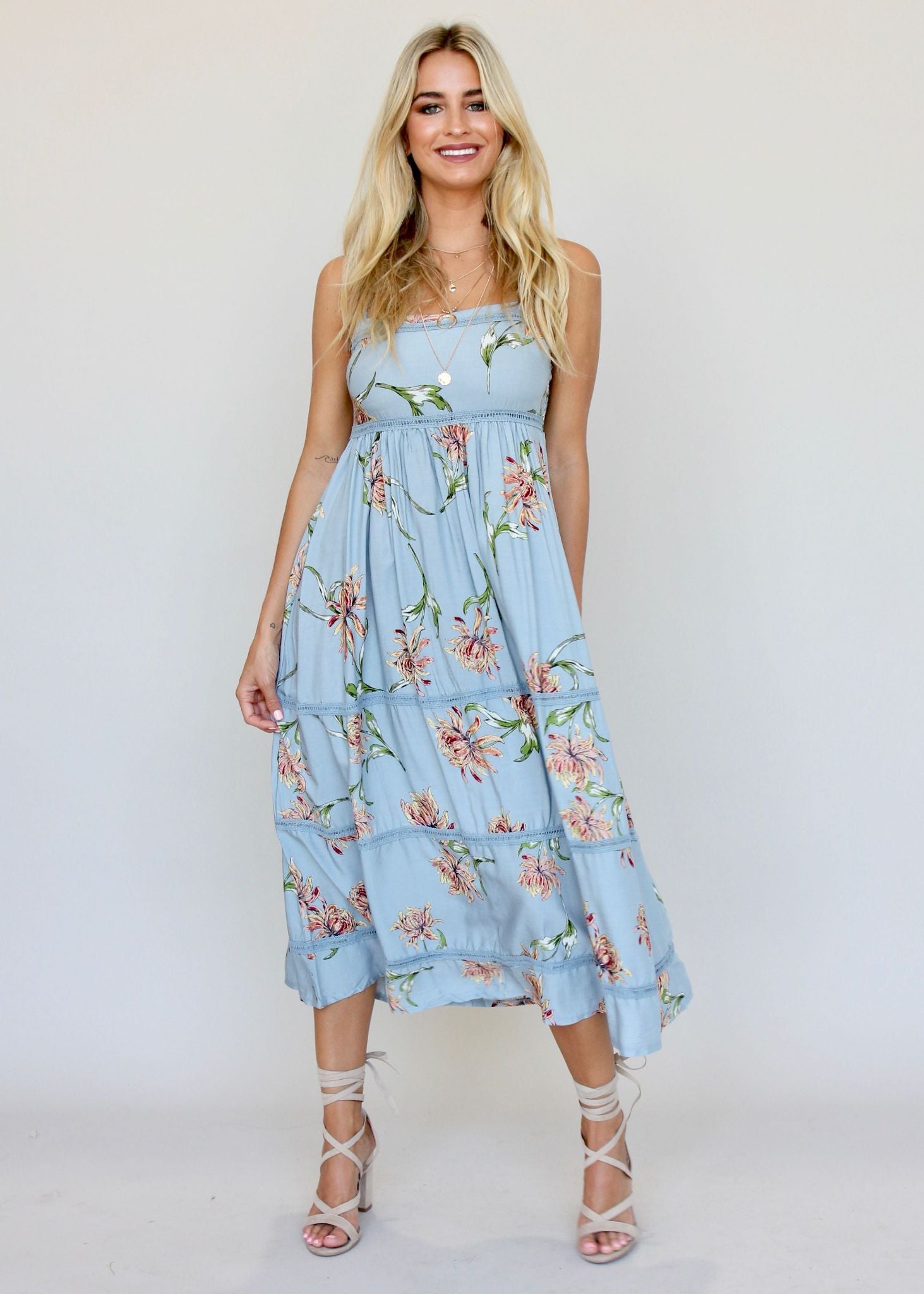 Heidi Swing Midi Dress - Kai