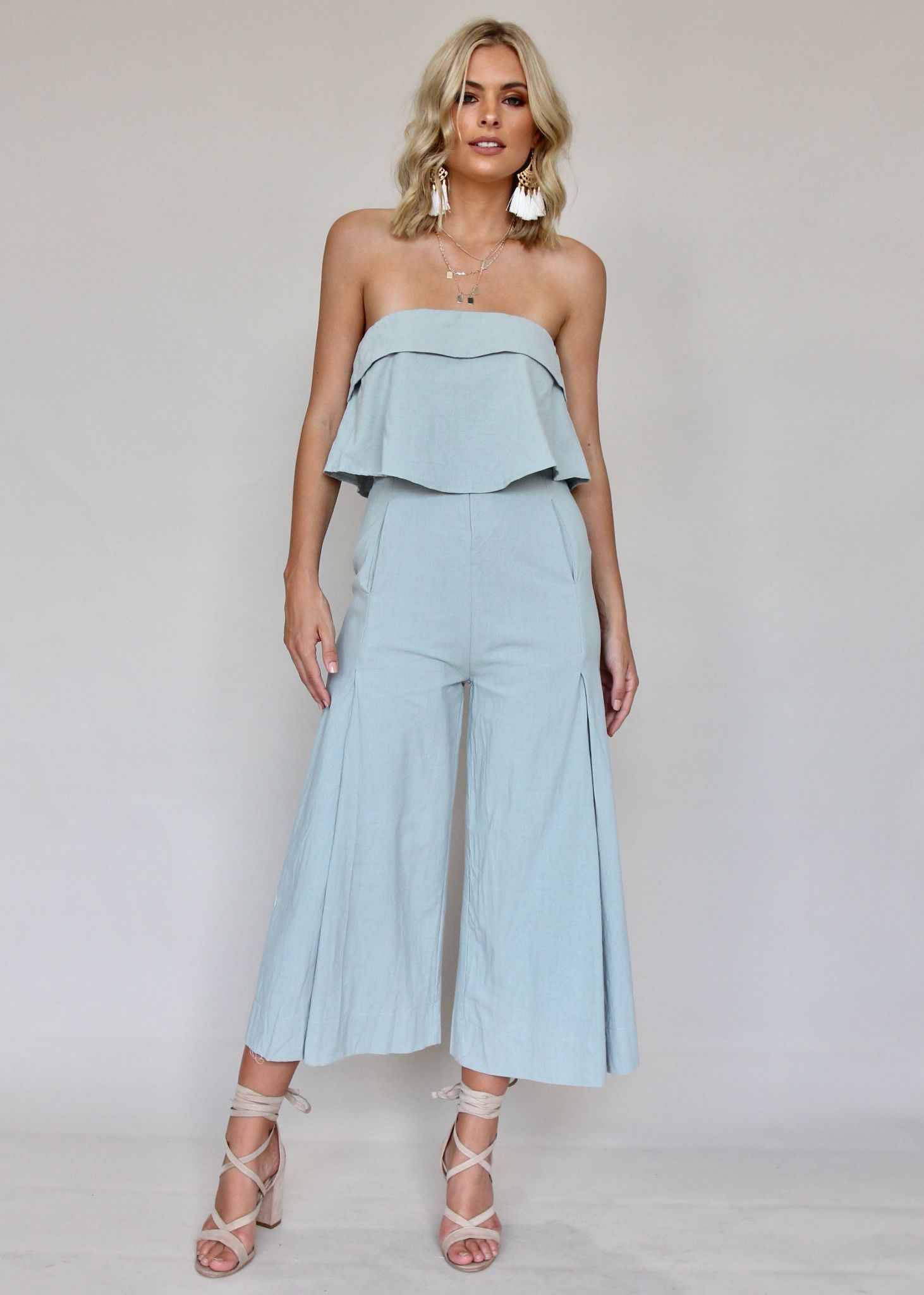 Suncatcher Pantsuit - Sage
