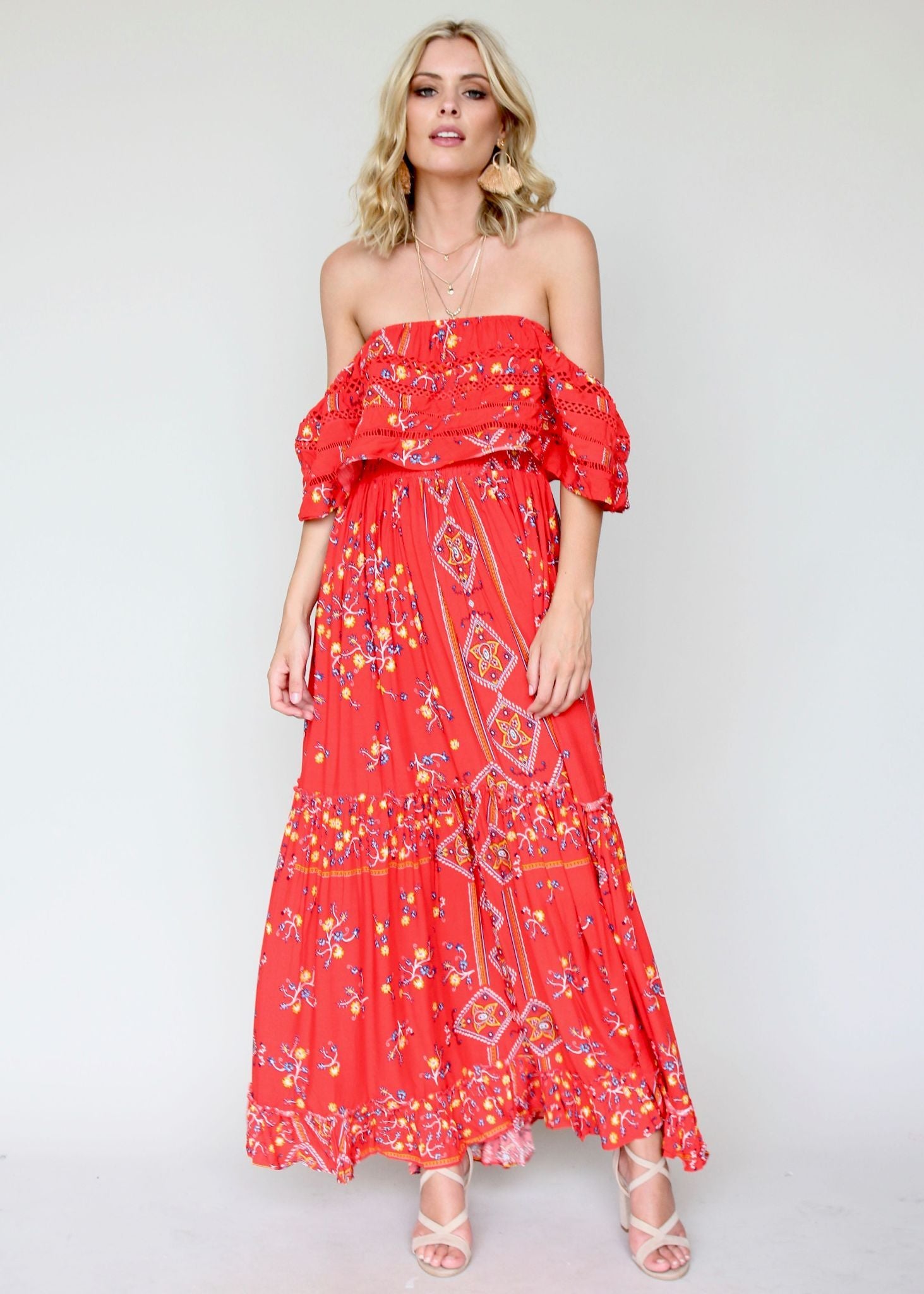 Karlie Off Shoulder Maxi - Sebastian
