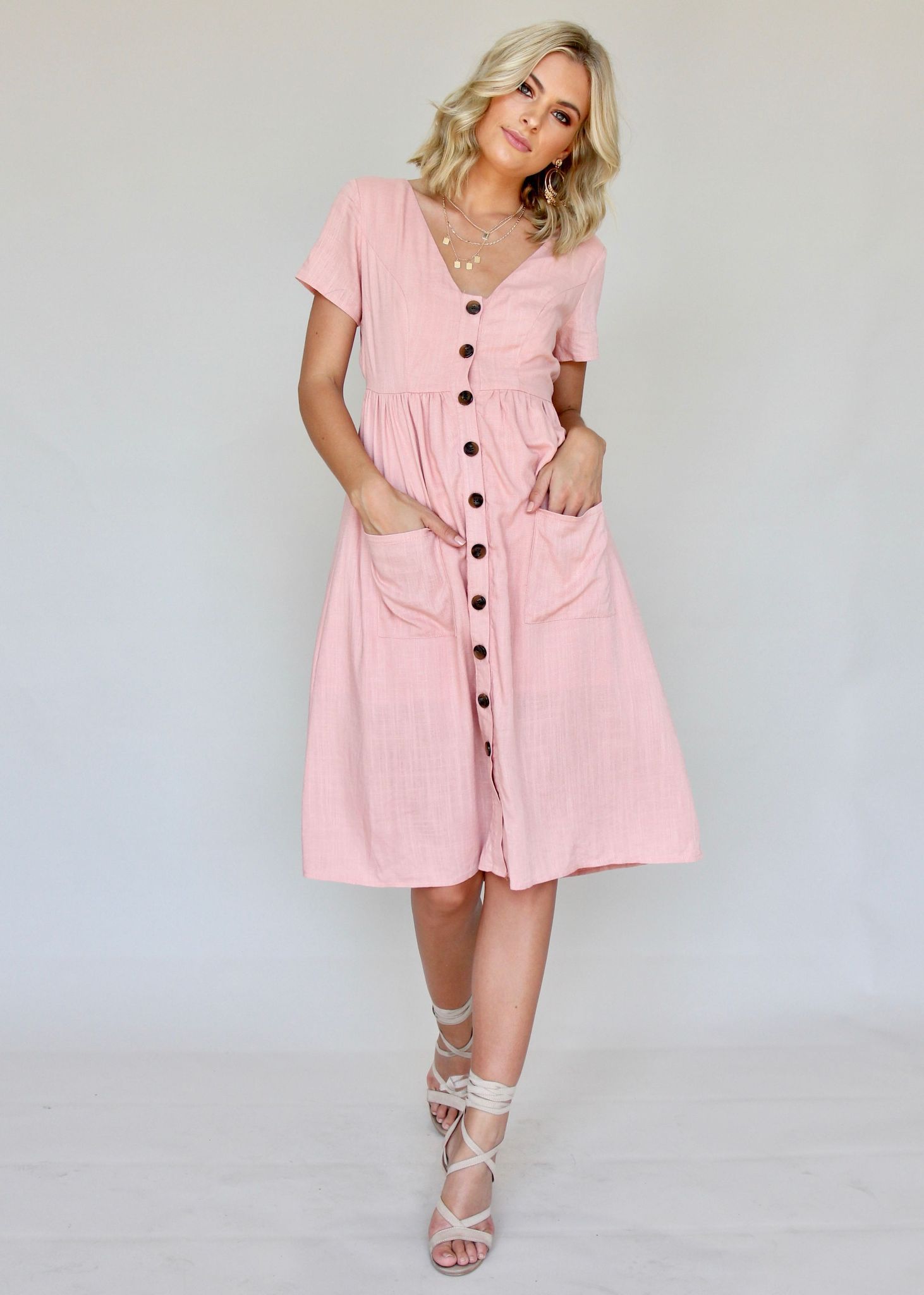 Til The End Dress - Peachy