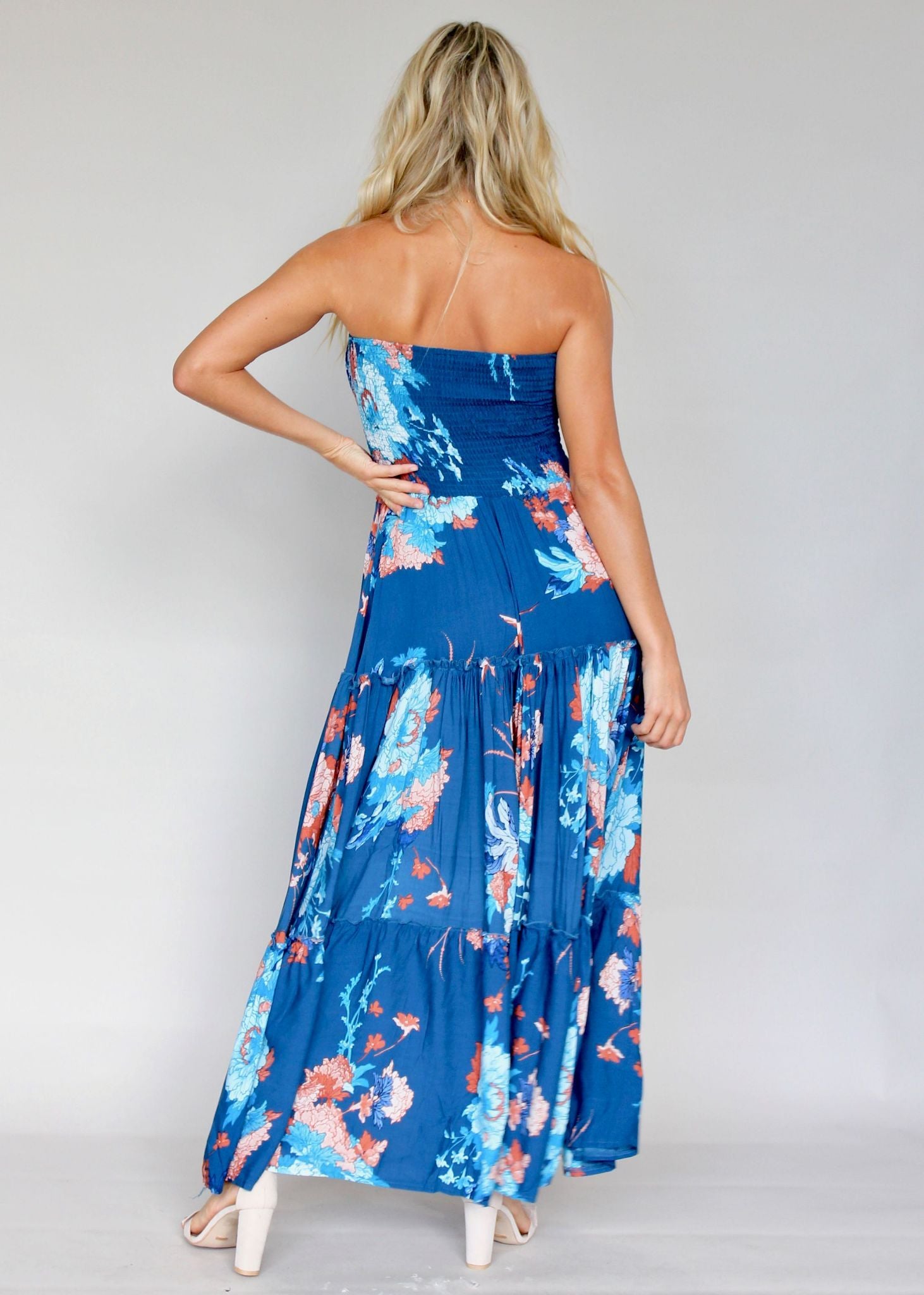 Salsa Strapless Maxi Dress - Carnival