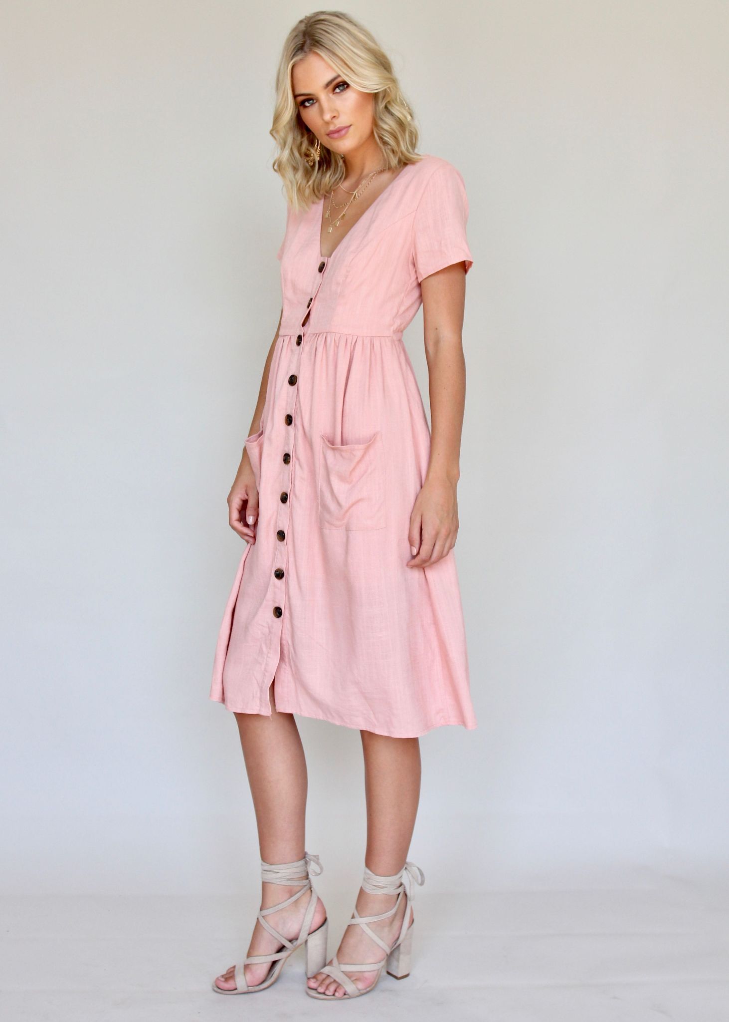 Til The End Dress - Peachy
