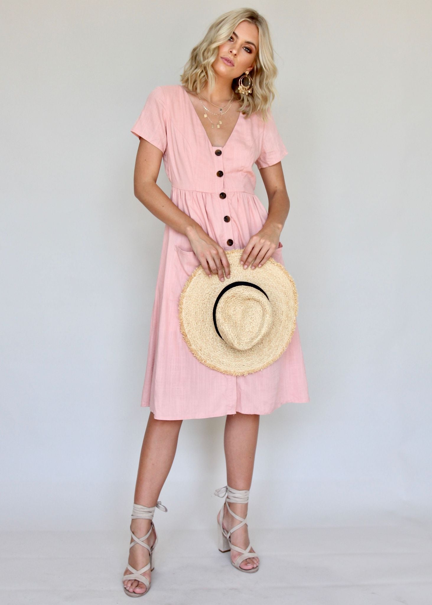 Til The End Dress - Peachy