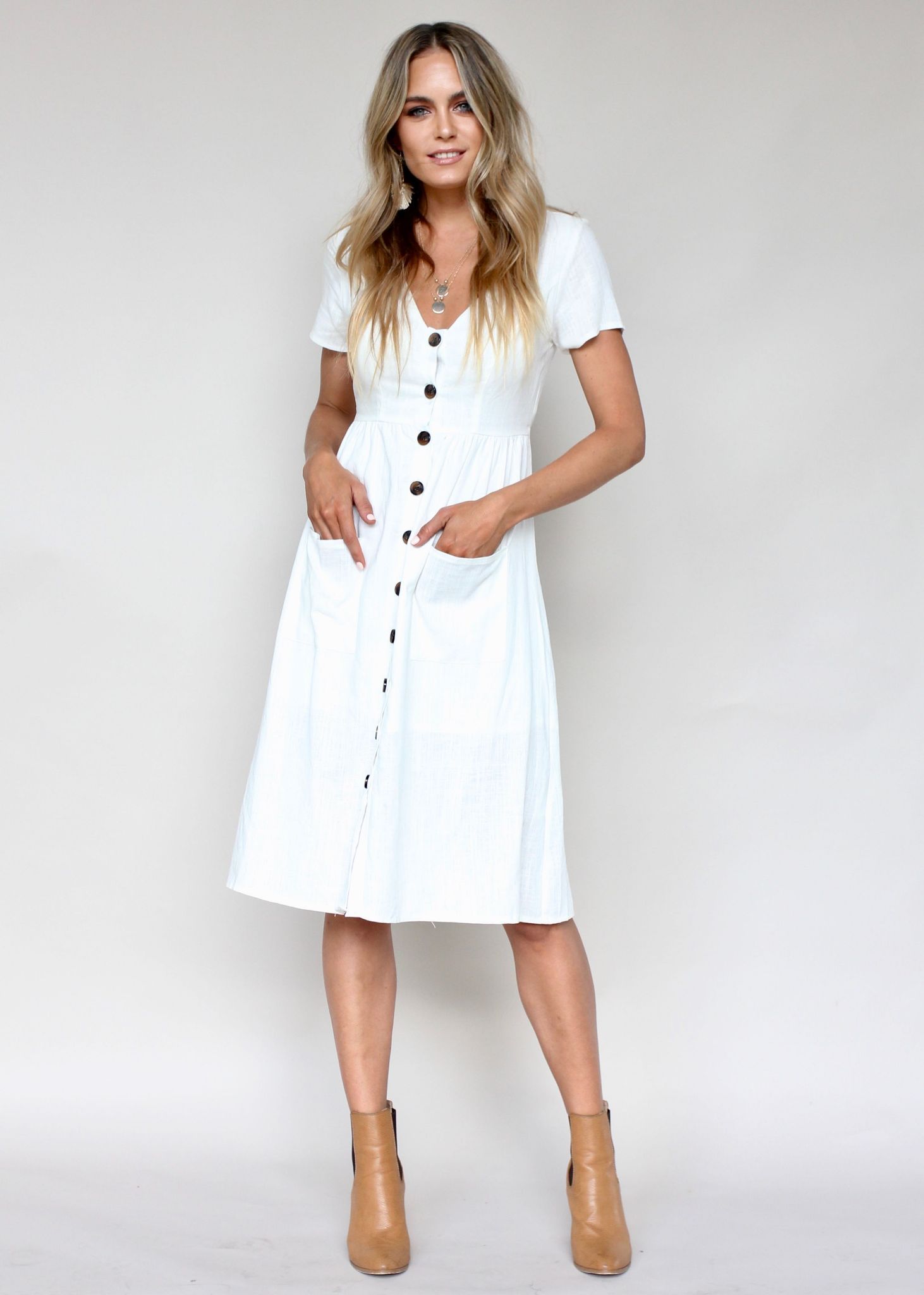 Til The End Dress - White