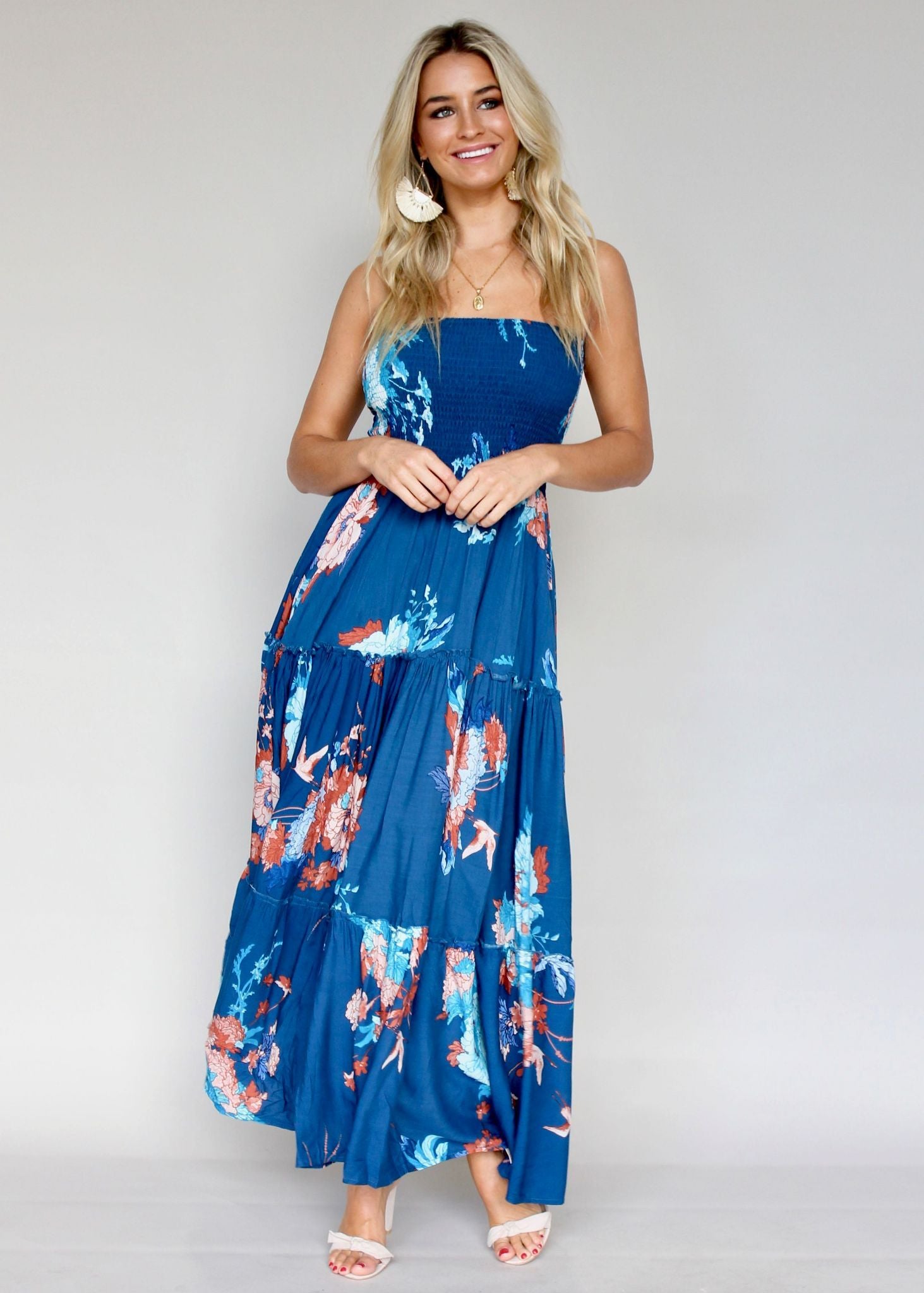 Salsa Strapless Maxi Dress - Carnival