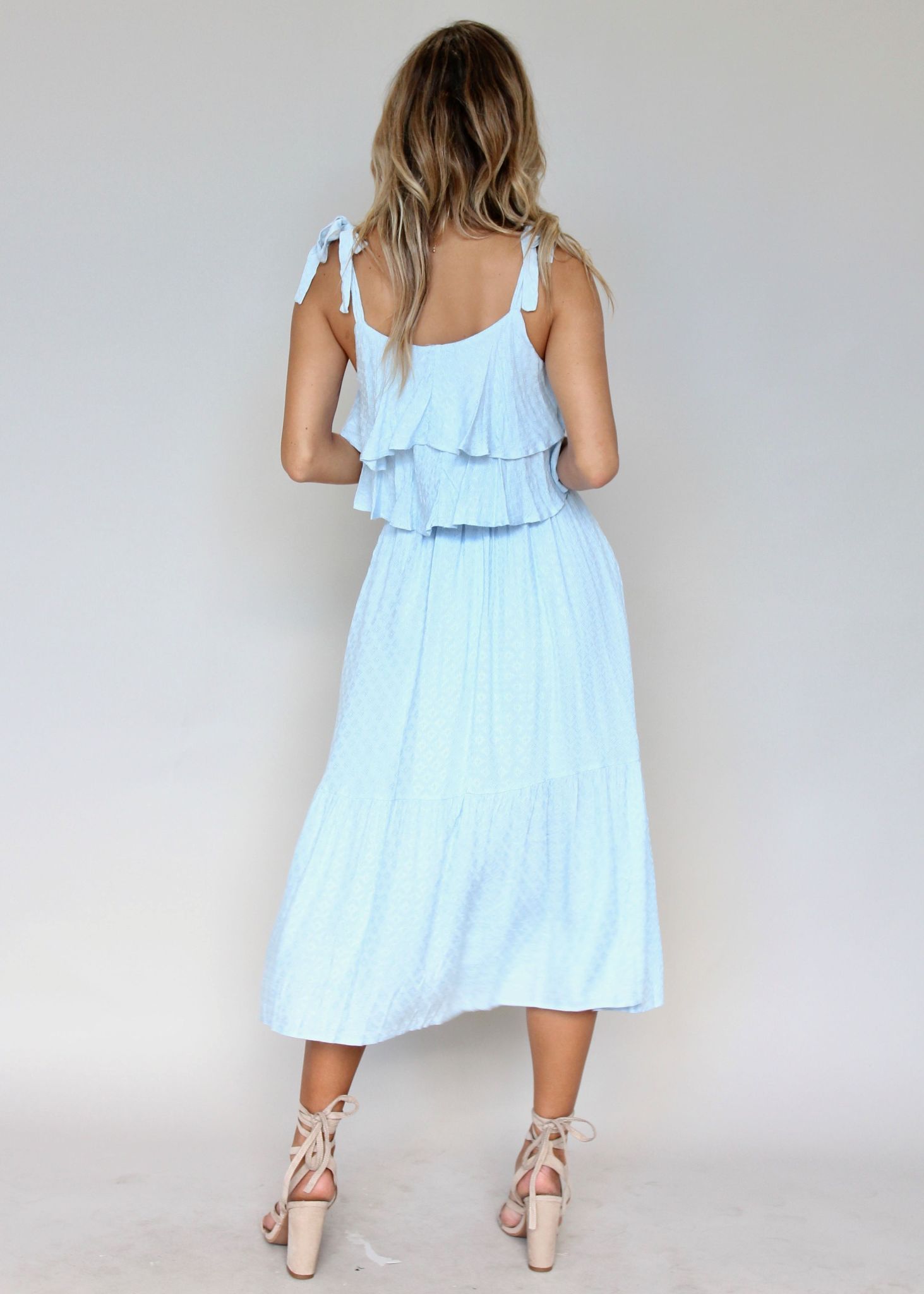 Victoria Falls Maxi Dress - Blue