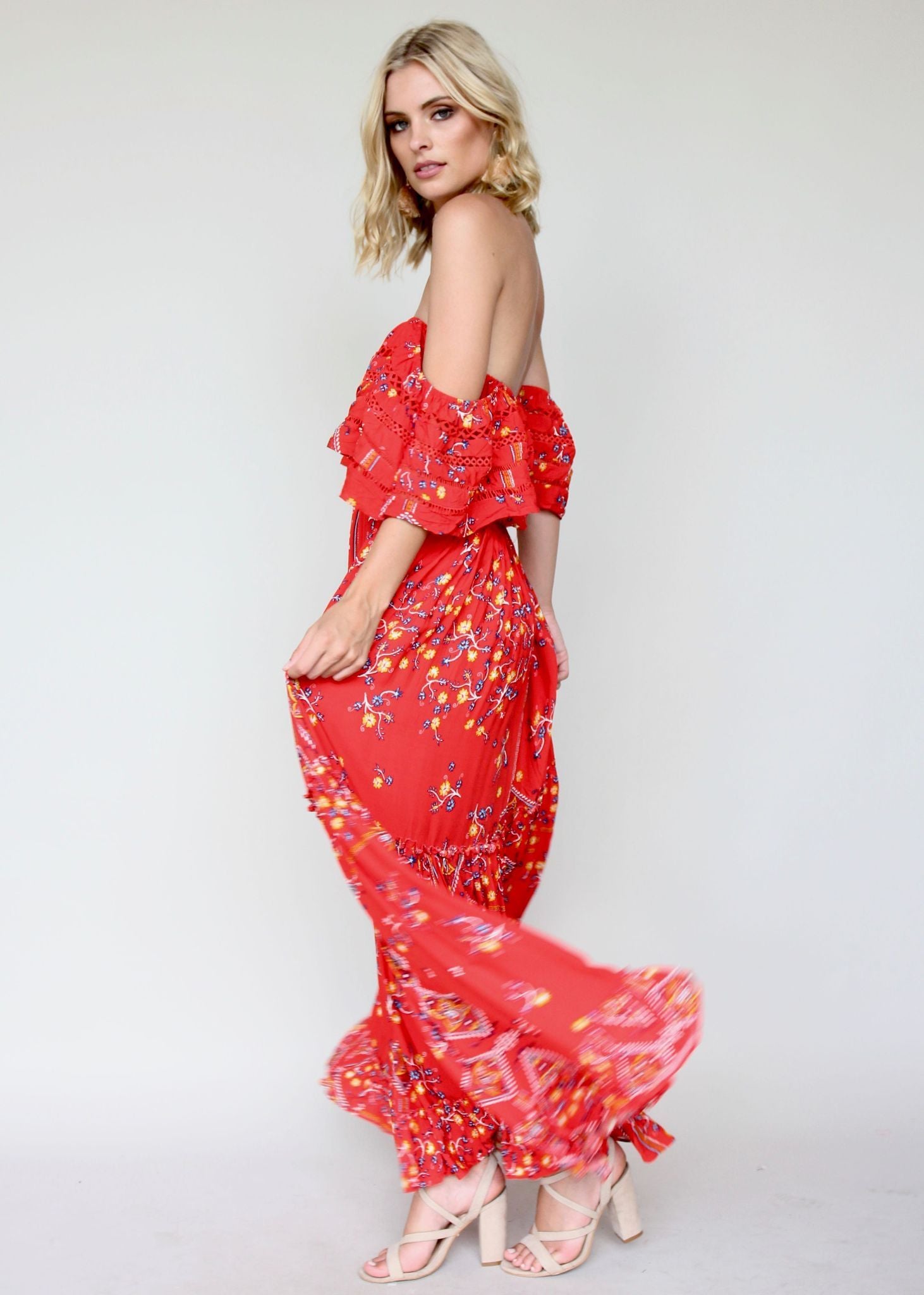 Karlie Off Shoulder Maxi - Sebastian