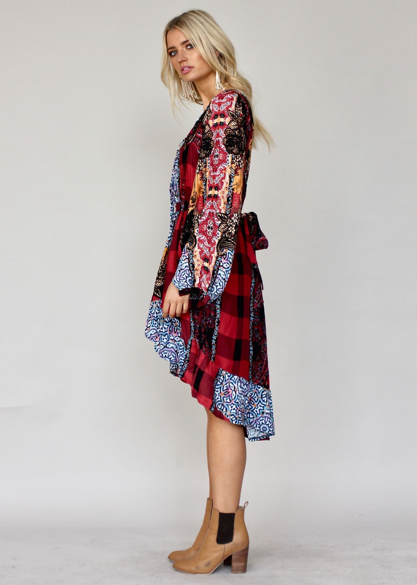 French Midi Dress w/ Tie - Marlow