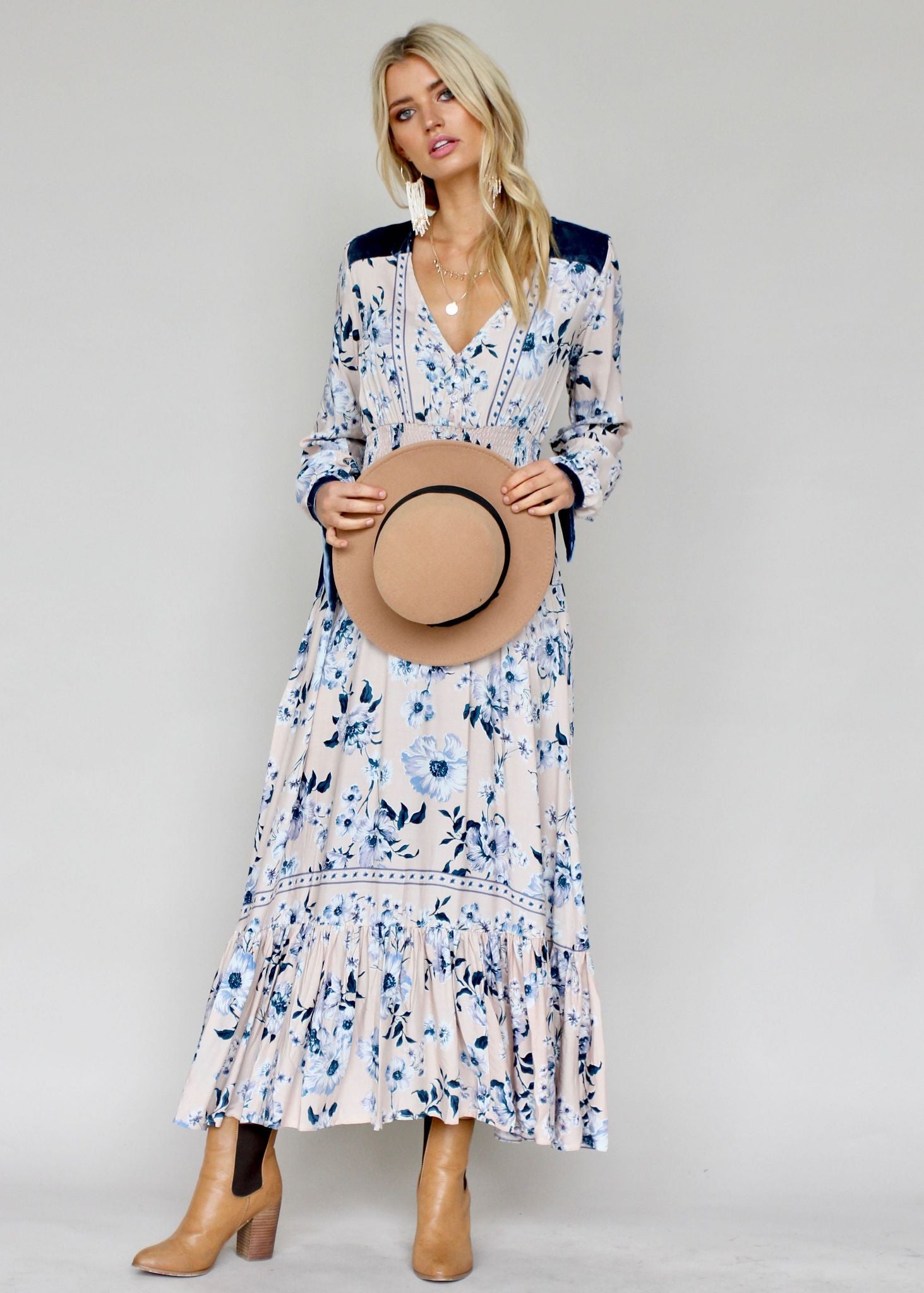 Eleonore Maxi Dress - Dusky