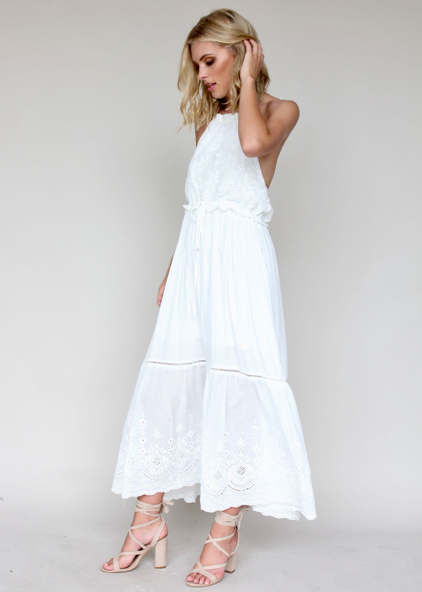 Working Wisdom Halter Maxi - White